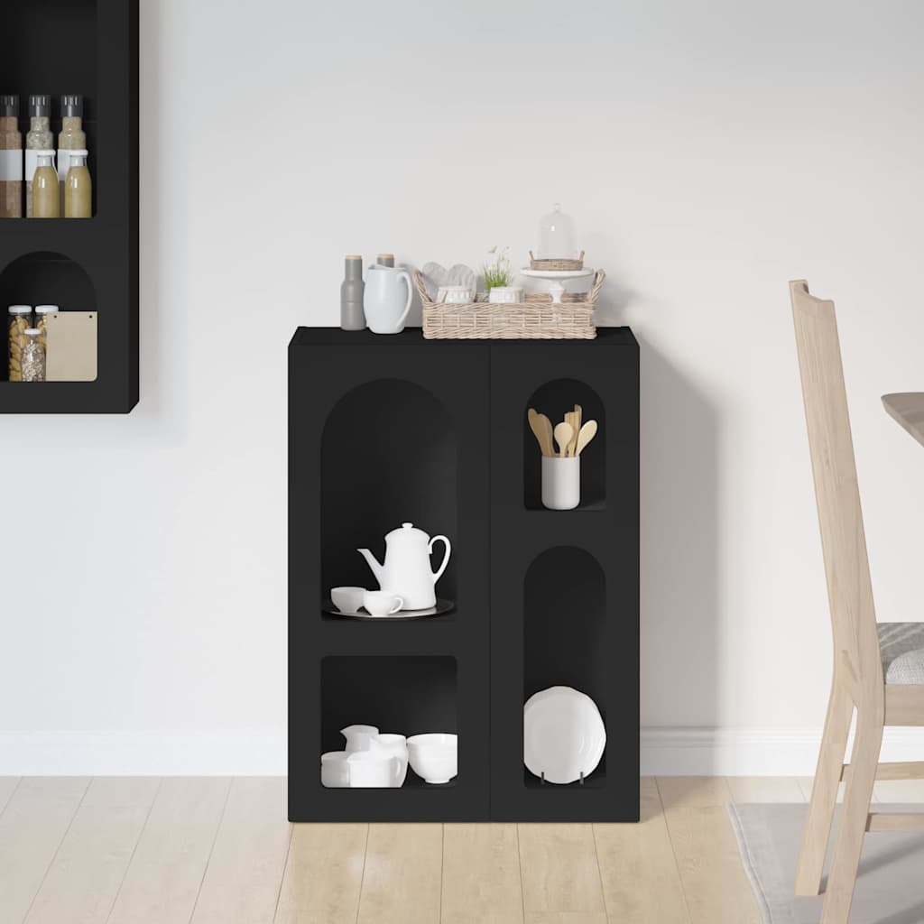 Kreveta Crna 59 x 35 x 80.5 cm Konstruirano drvo