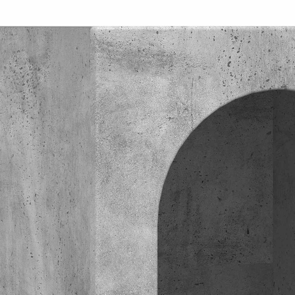 Kreveta Betonski sivi 59 x 35 x 80.5 cm Konstruirano drvo