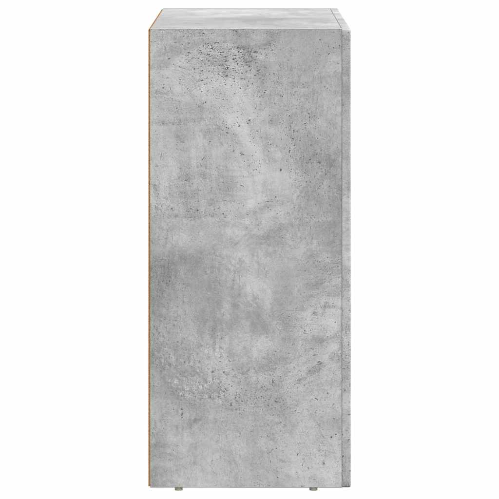 Kreveta Betonski sivi 59 x 35 x 80.5 cm Konstruirano drvo