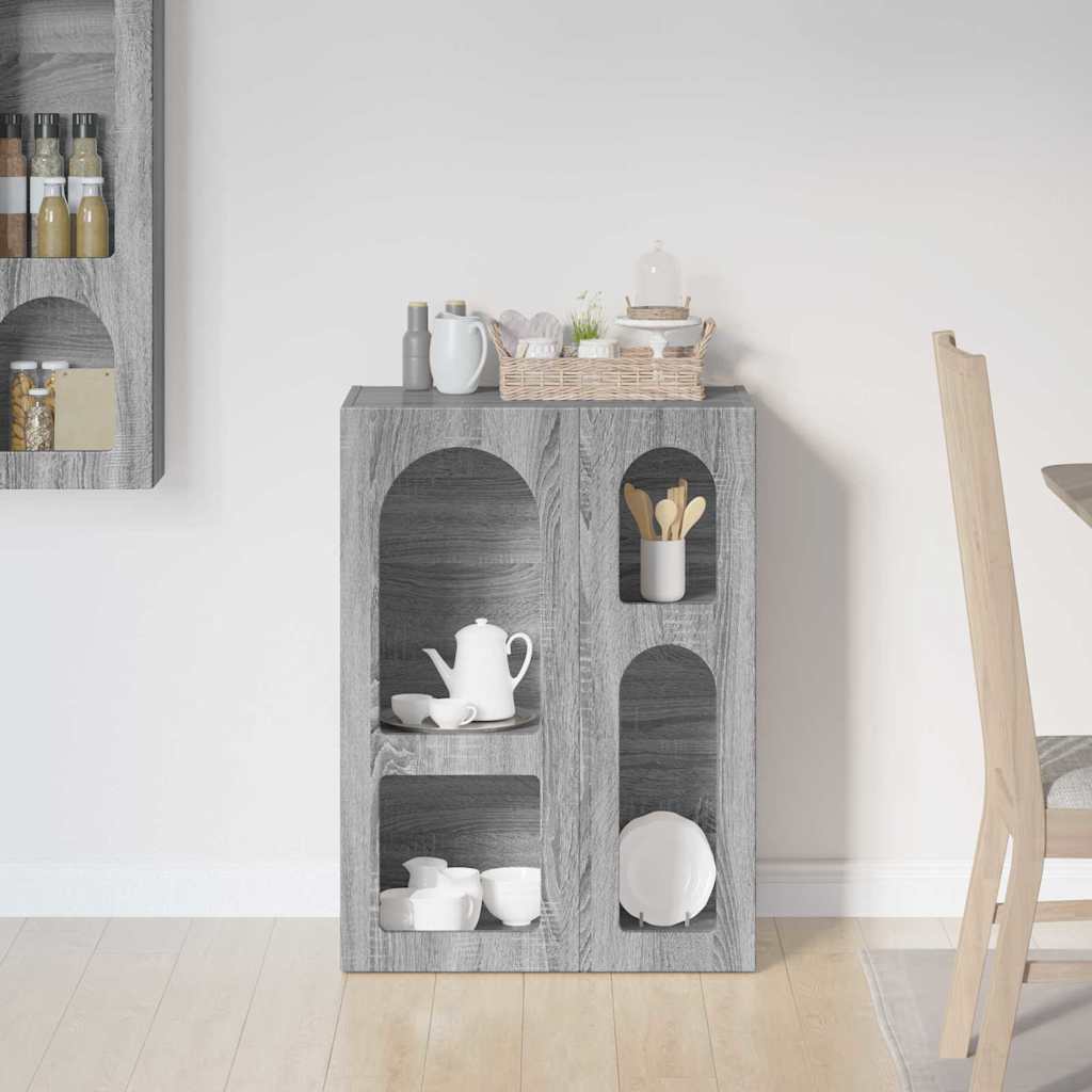 Kreveta Siva Sonoma 59 x 35 x 80.5 cm Konstruirano drvo