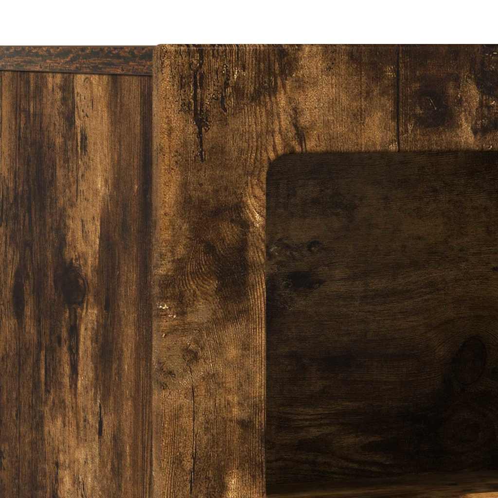 Kreveta Dimljeni hrast 80.5 x 35 x 59 cm Konstruirano drvo