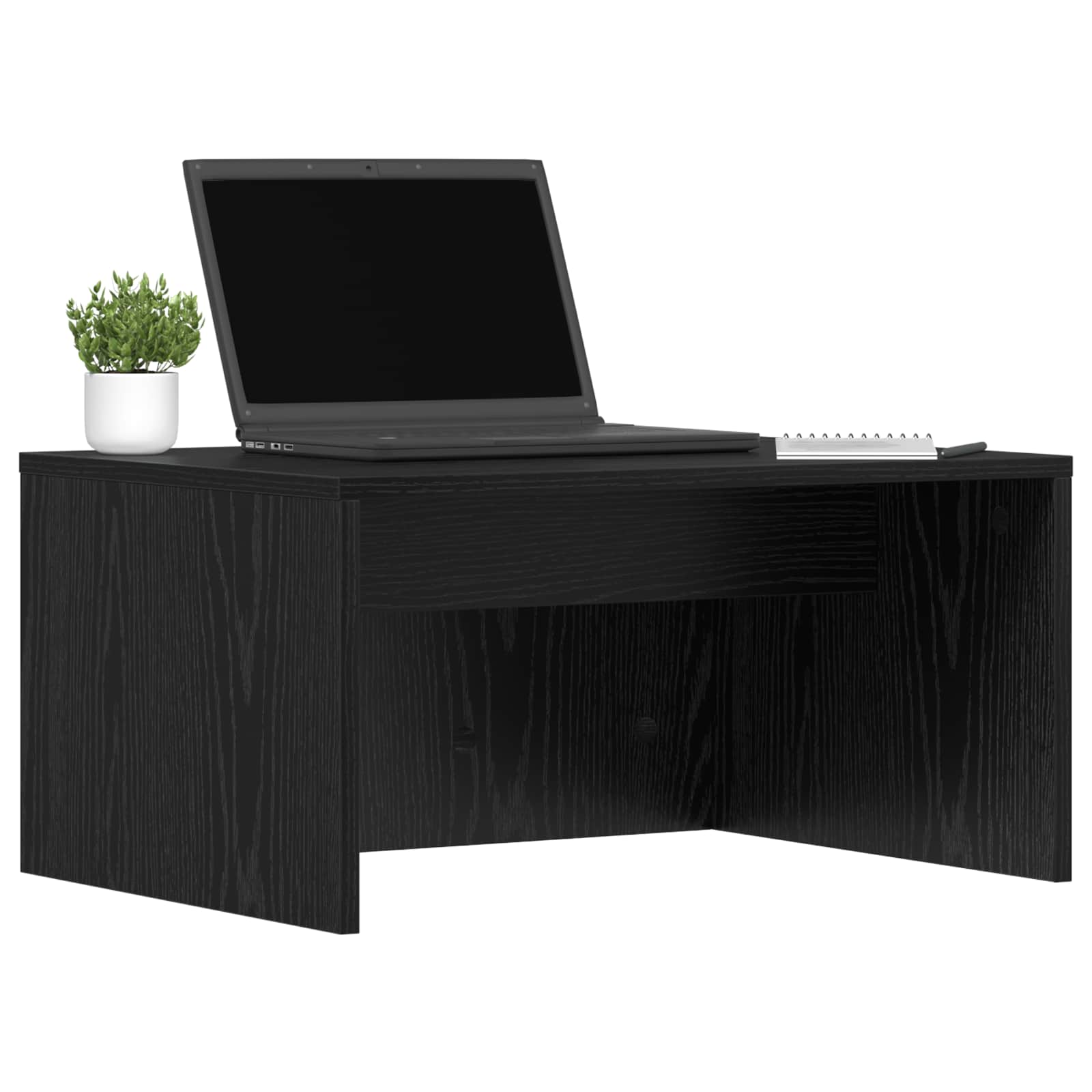 Stol za zid Zidne Crni hrast 60 x 45 x 30 cm Konstruirano drvo