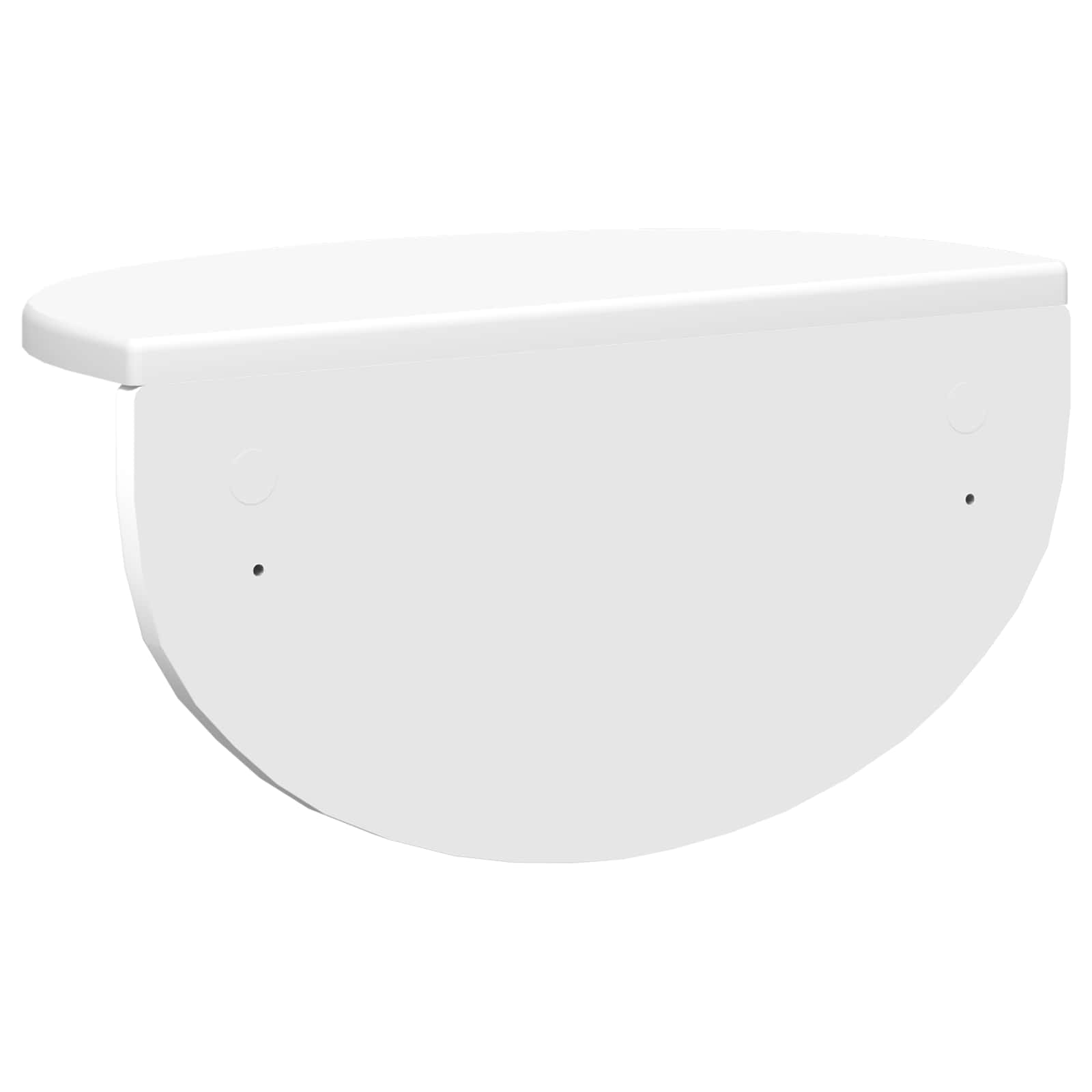 Polica na zidu 2 pcs Bijelo 38 x 19 x 19 cm Konstruirano drvo