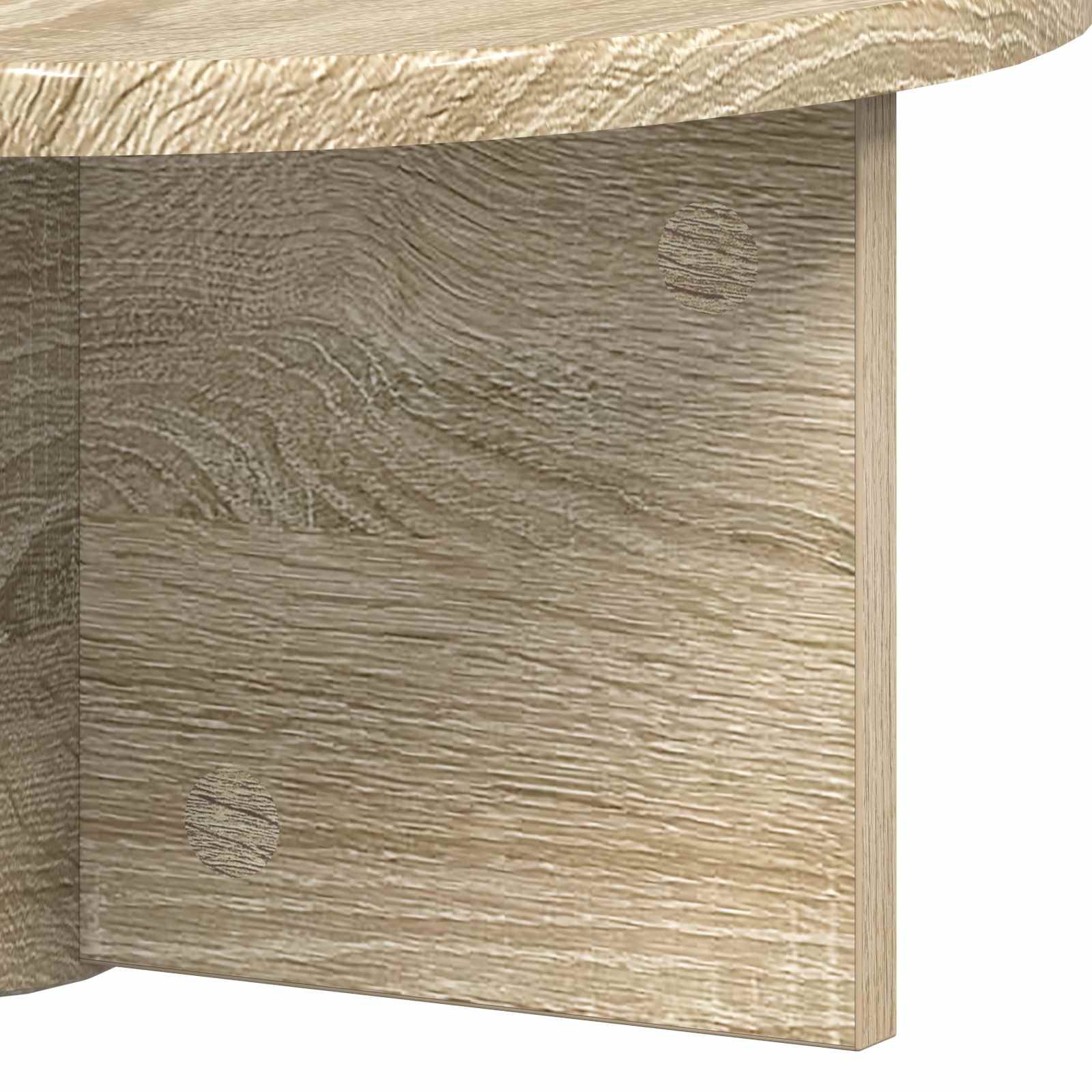 Polica na zidu Zidne 2 pcs Sonoma hrast 38 x 19 x 19 cm
