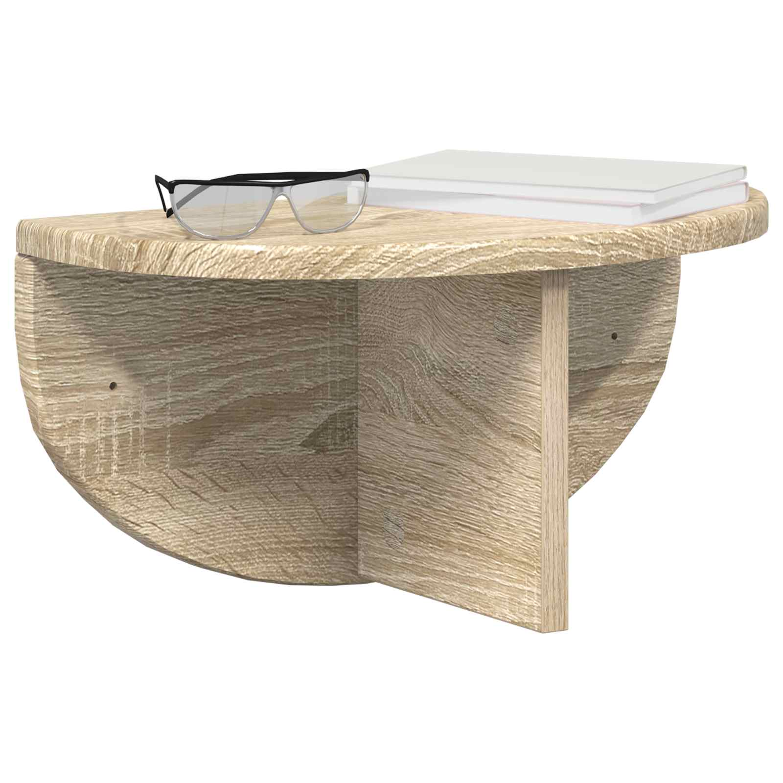 Polica na zidu Zidne 2 pcs Sonoma hrast 38 x 19 x 19 cm