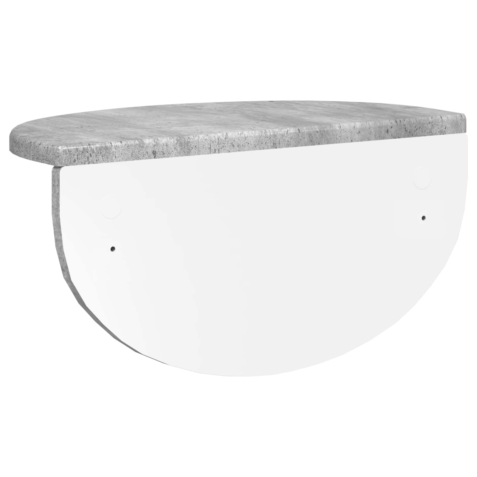 Polica na zidu Betonski sivi 38 x 19 x 19 cm Konstruirano drvo