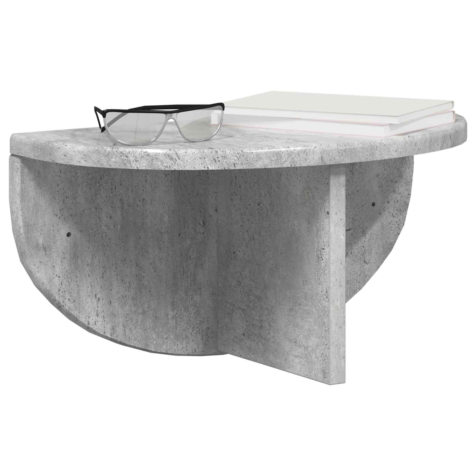 Polica na zidu Betonski sivi 38 x 19 x 19 cm Konstruirano drvo