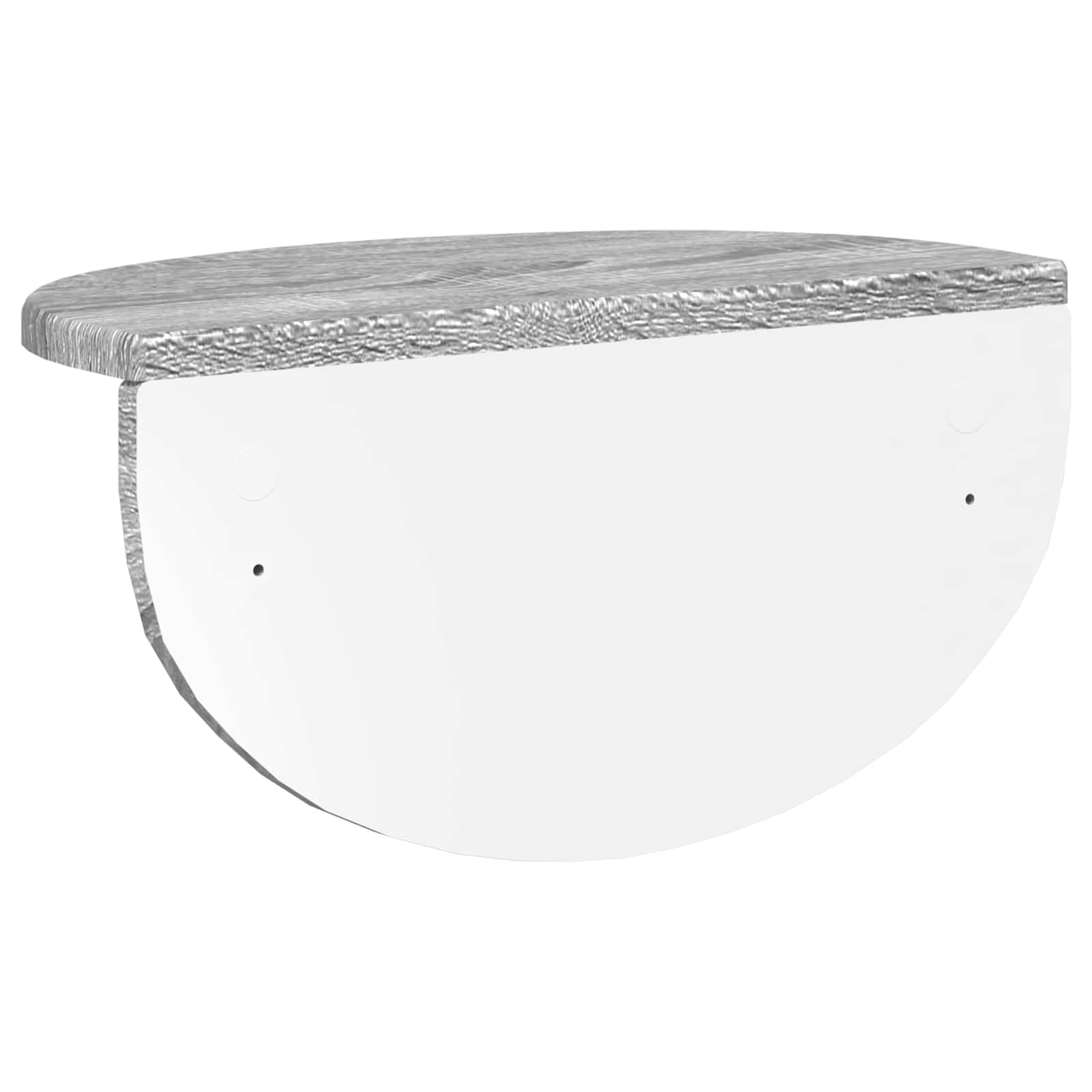 Polica na zidu Zidne 2 pcs Siva Sonoma 38 x 19 x 19 cm