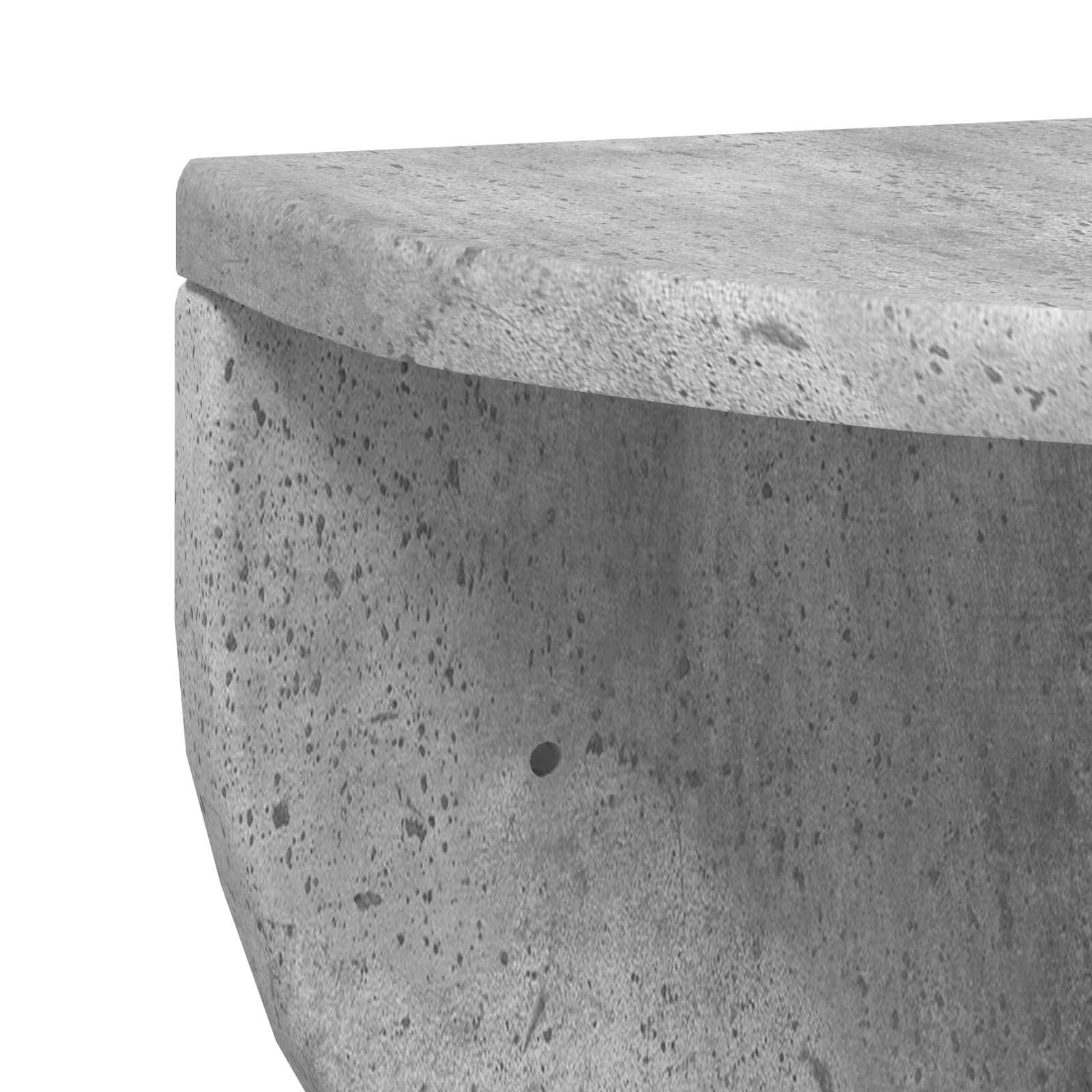Polica na zidu Betonski sivi 48 x 24 x 24 cm Konstruirano drvo