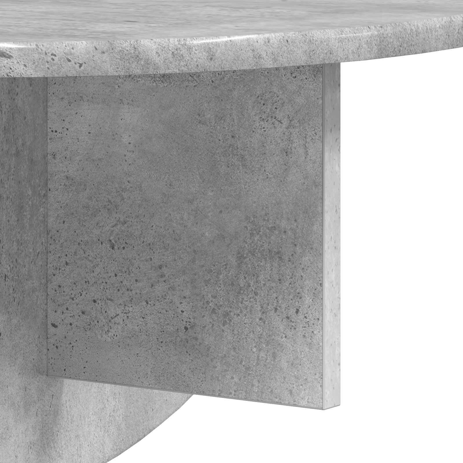 Polica na zidu Betonski sivi 48 x 24 x 24 cm Konstruirano drvo