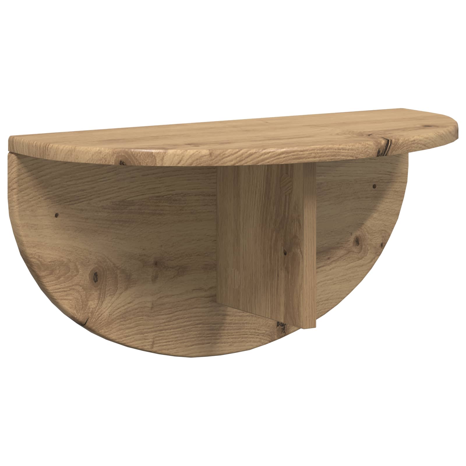 Polica na zidu Zidne 2 pcs Umjetnički hrast 48 x 24 x 24 cm