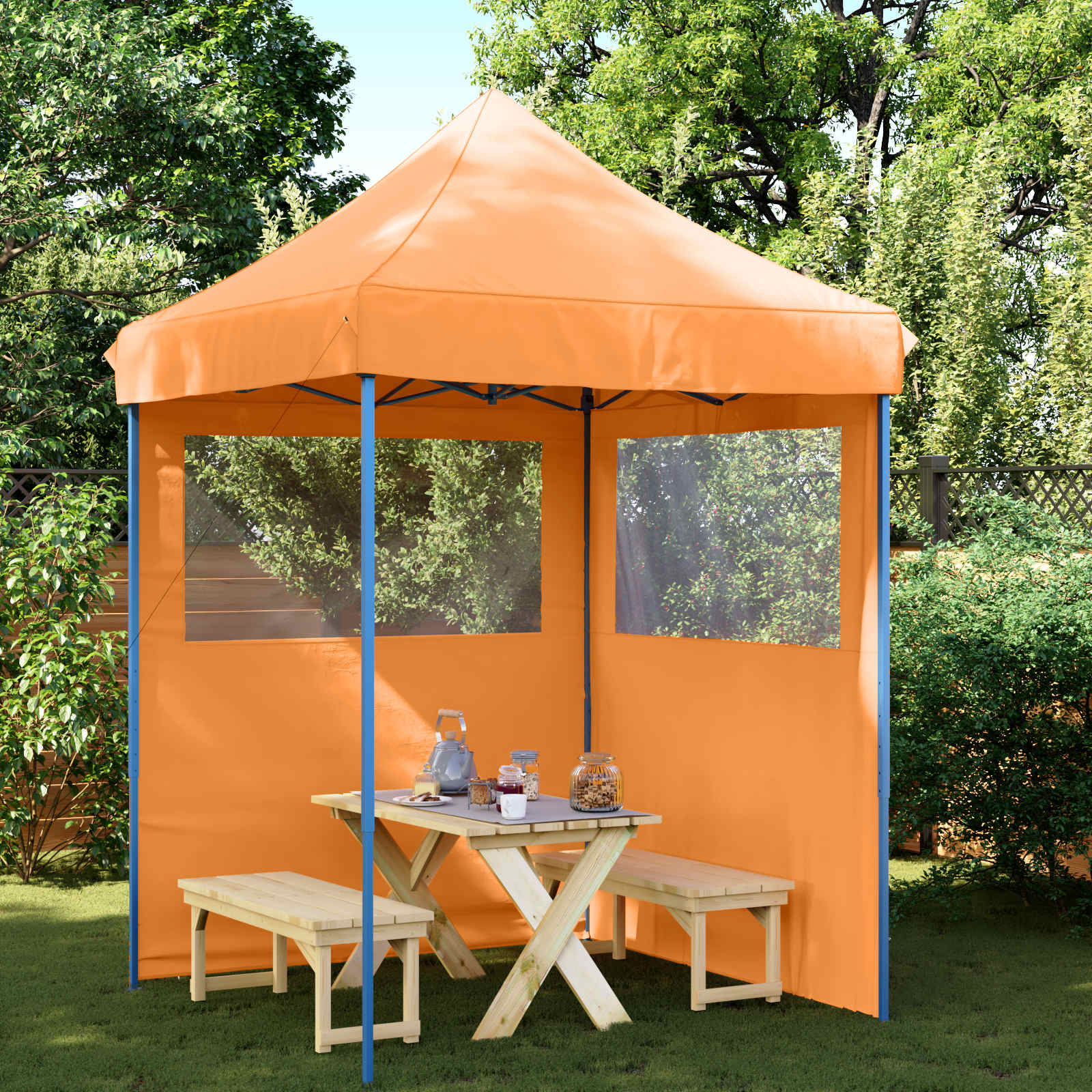 Šator za zabave Narančasta 200 x 200 x 306 cm Oxford tkanina
