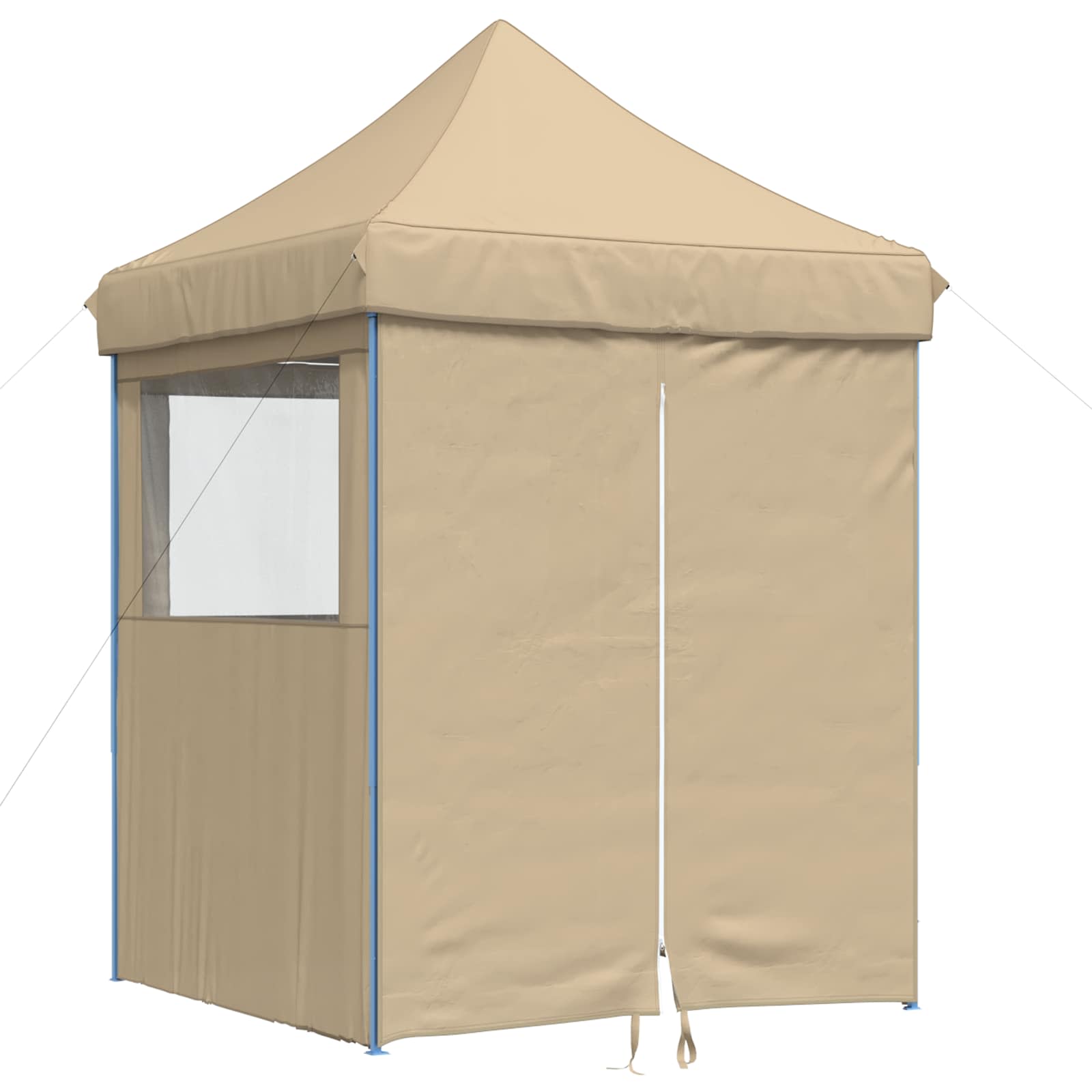 Šator za zabave 200 x 200 x 306 cm Bež Oxford tkanina