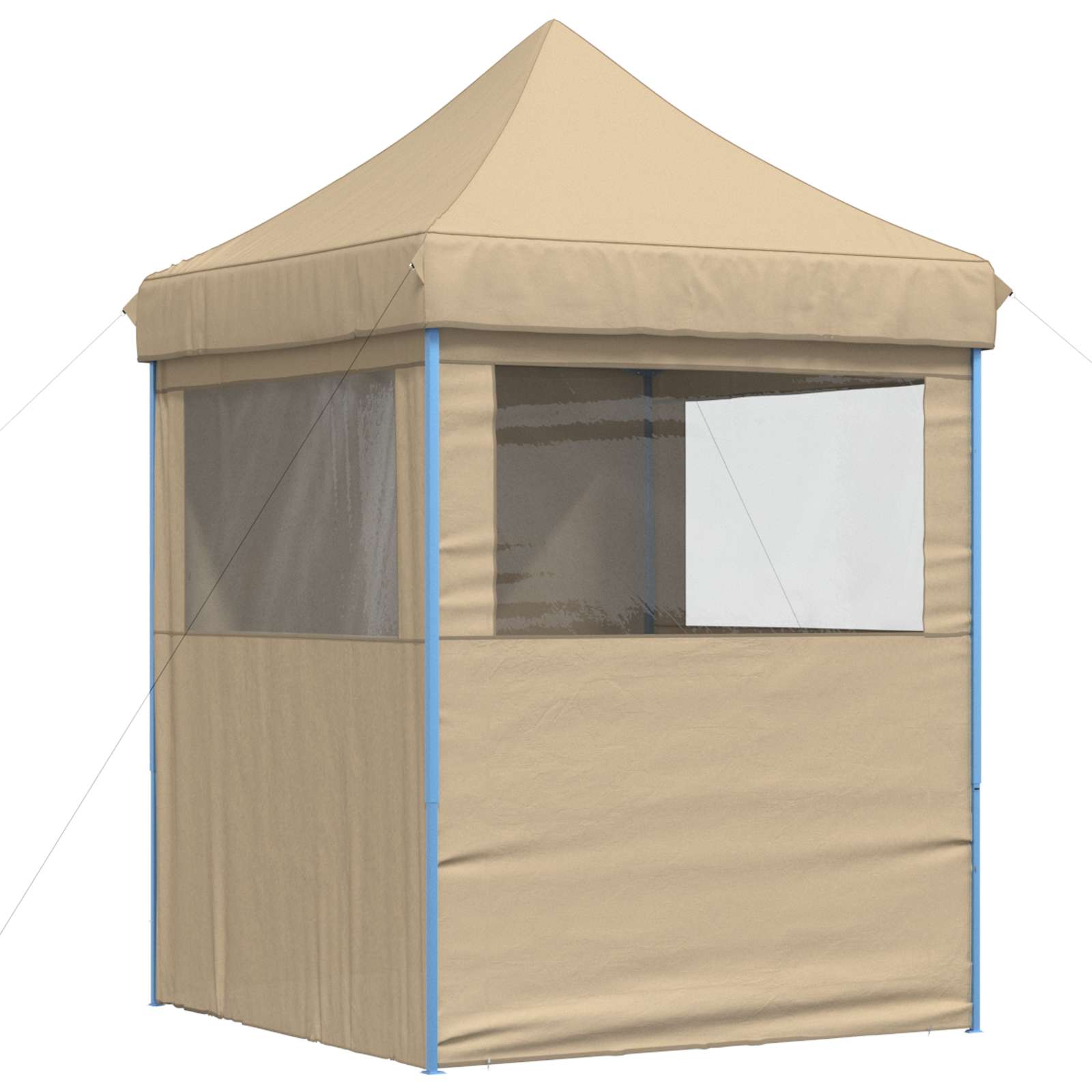 Šator za zabave 200 x 200 x 306 cm Bež Oxford tkanina