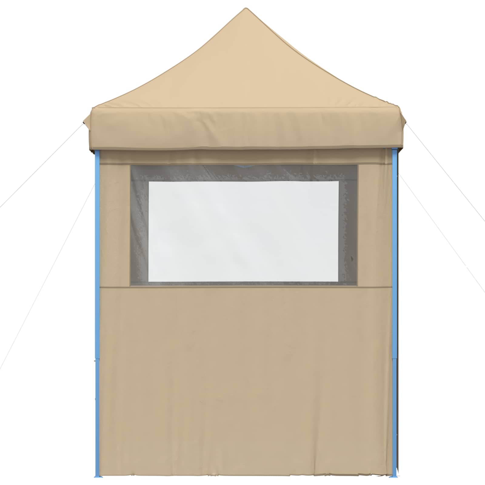 Šator za zabave 200 x 200 x 306 cm Bež Oxford tkanina