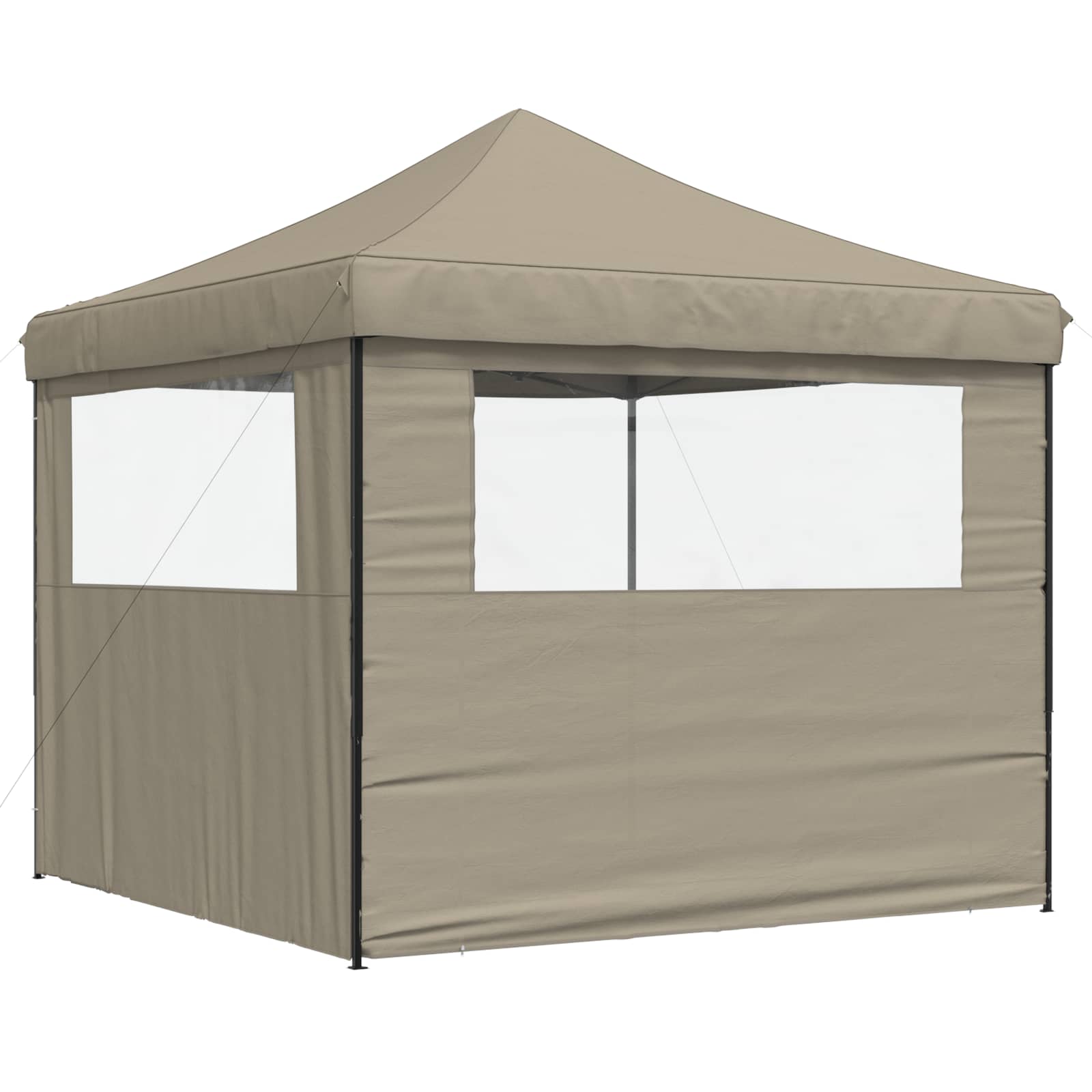 Šator za zabave Sivo-smeđa 292 x 292 x 315 cm Oxford tkanina