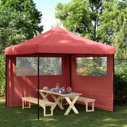 Šator za zabave Tamno crvena 292 x 292 x 315 cm Oxford tkanina