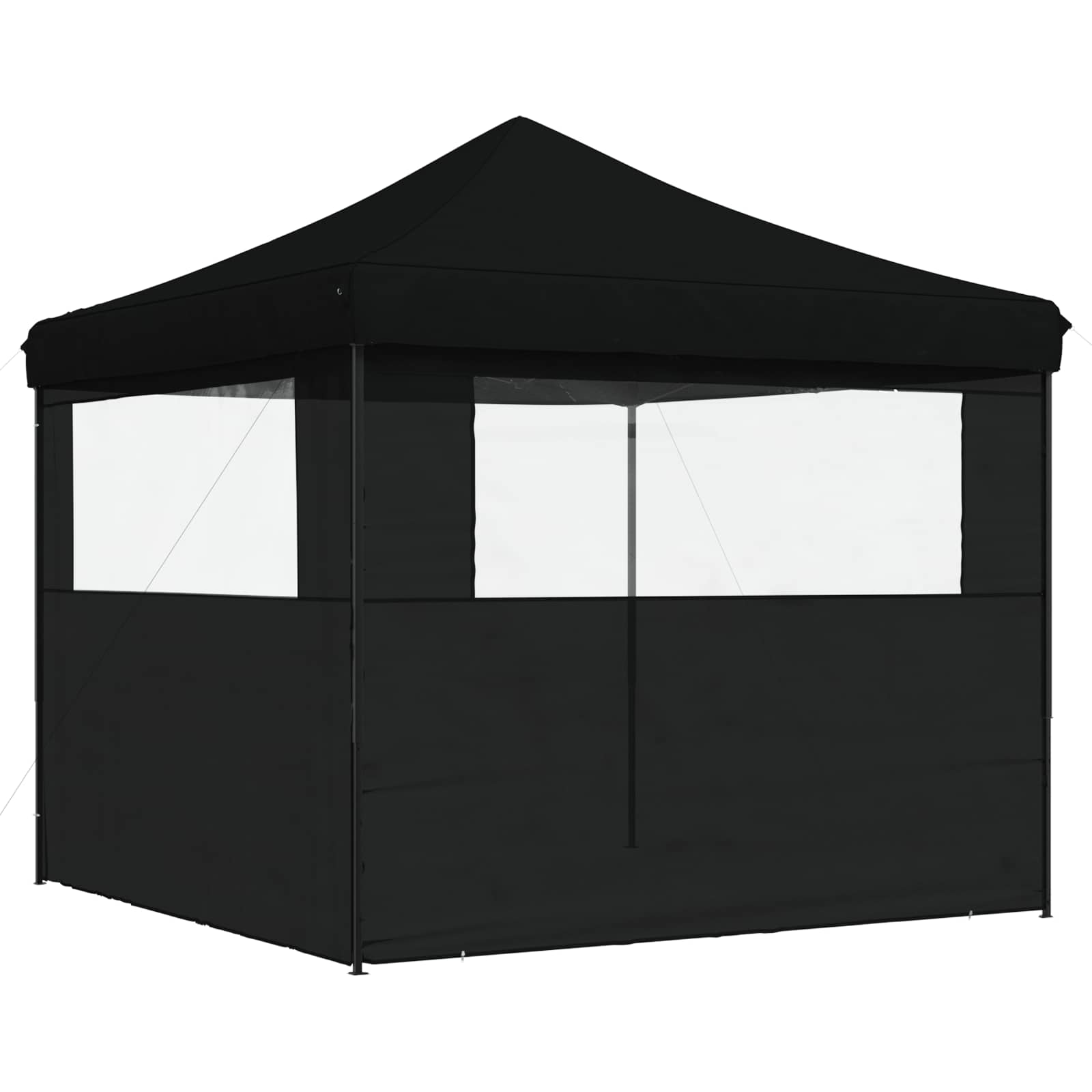 Šator za zabave Crna 292 x 292 x 315 cm Oxford tkanina