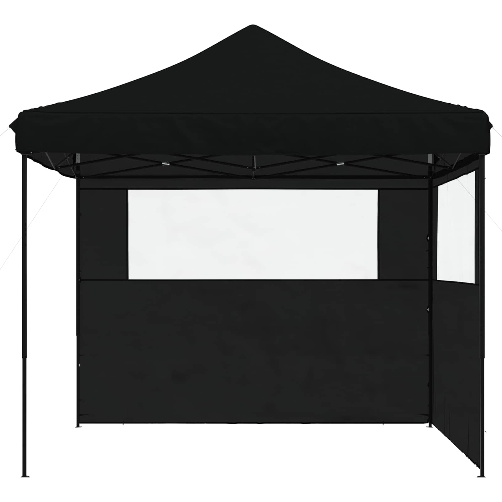 Šator za zabave Crna 292 x 292 x 315 cm Oxford tkanina