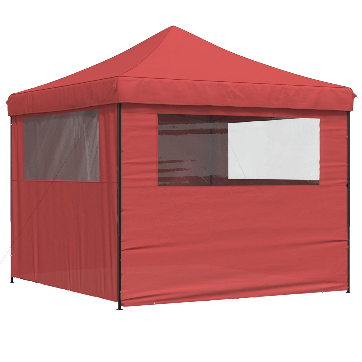 Šator za zabave 292 x 292 x 315 cm Tamno crvena Oxford tkanina