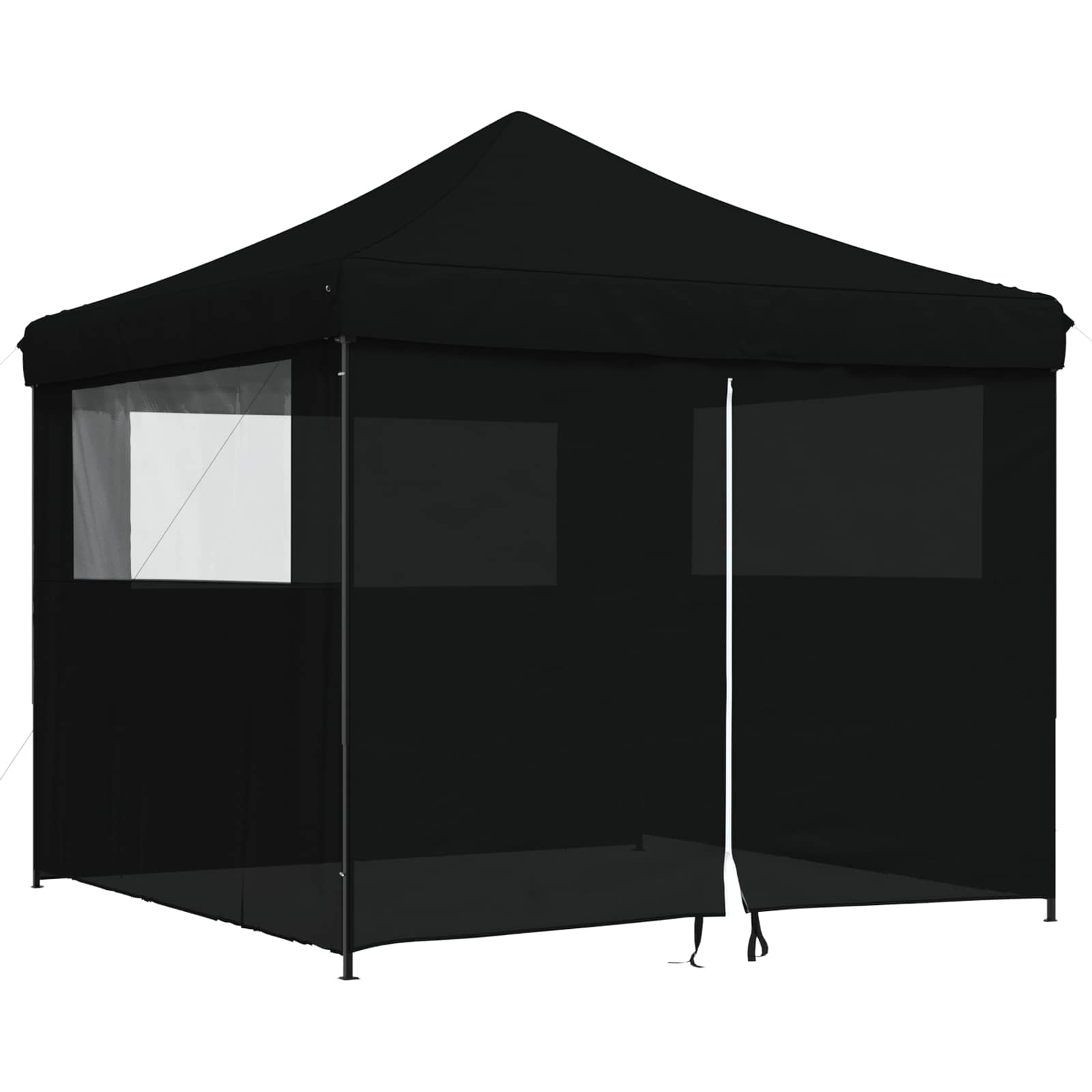Šator za zabave Crna 292 x 292 x 315 cm Oxford tkanina