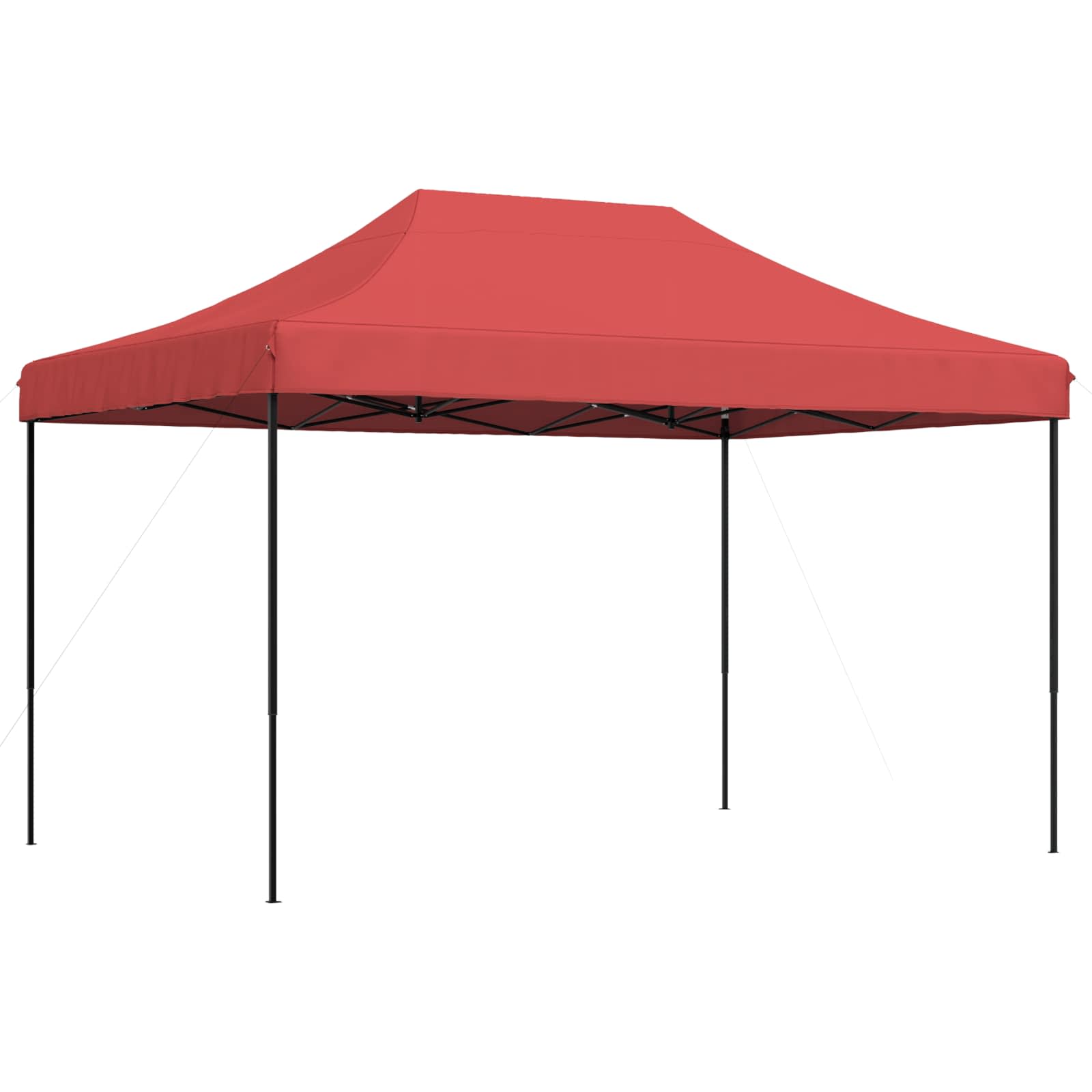Šator za zabave Tamno crvena 279 x 410 x 315 cm Oxford tkanina