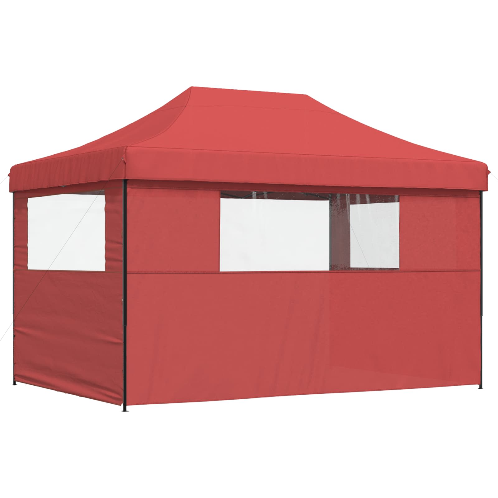 Šator za zabave Tamno crvena 279 x 410 x 315 cm Oxford tkanina