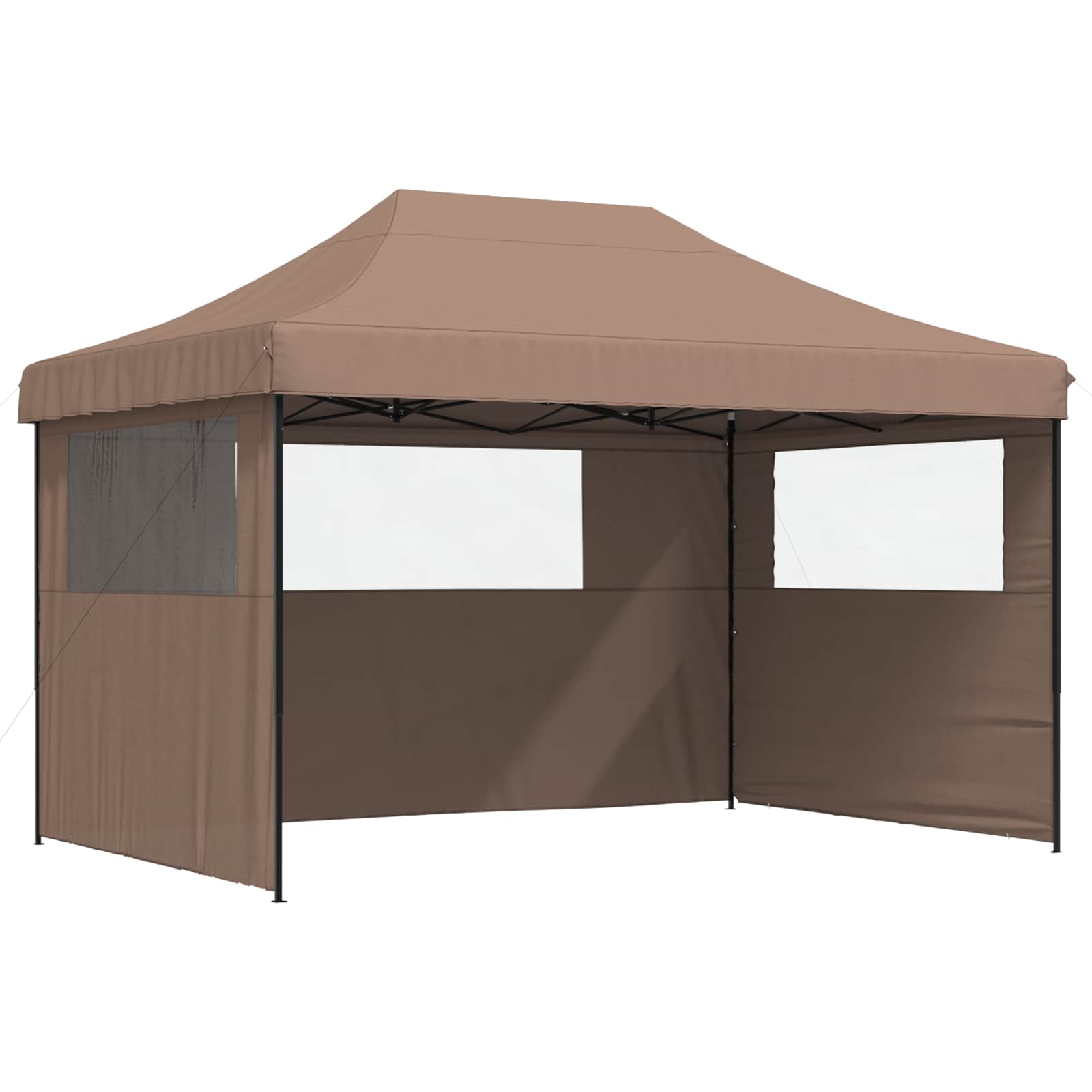 Šator za zabave Smeđa 279 x 410 x 315 cm Oxford tkanina