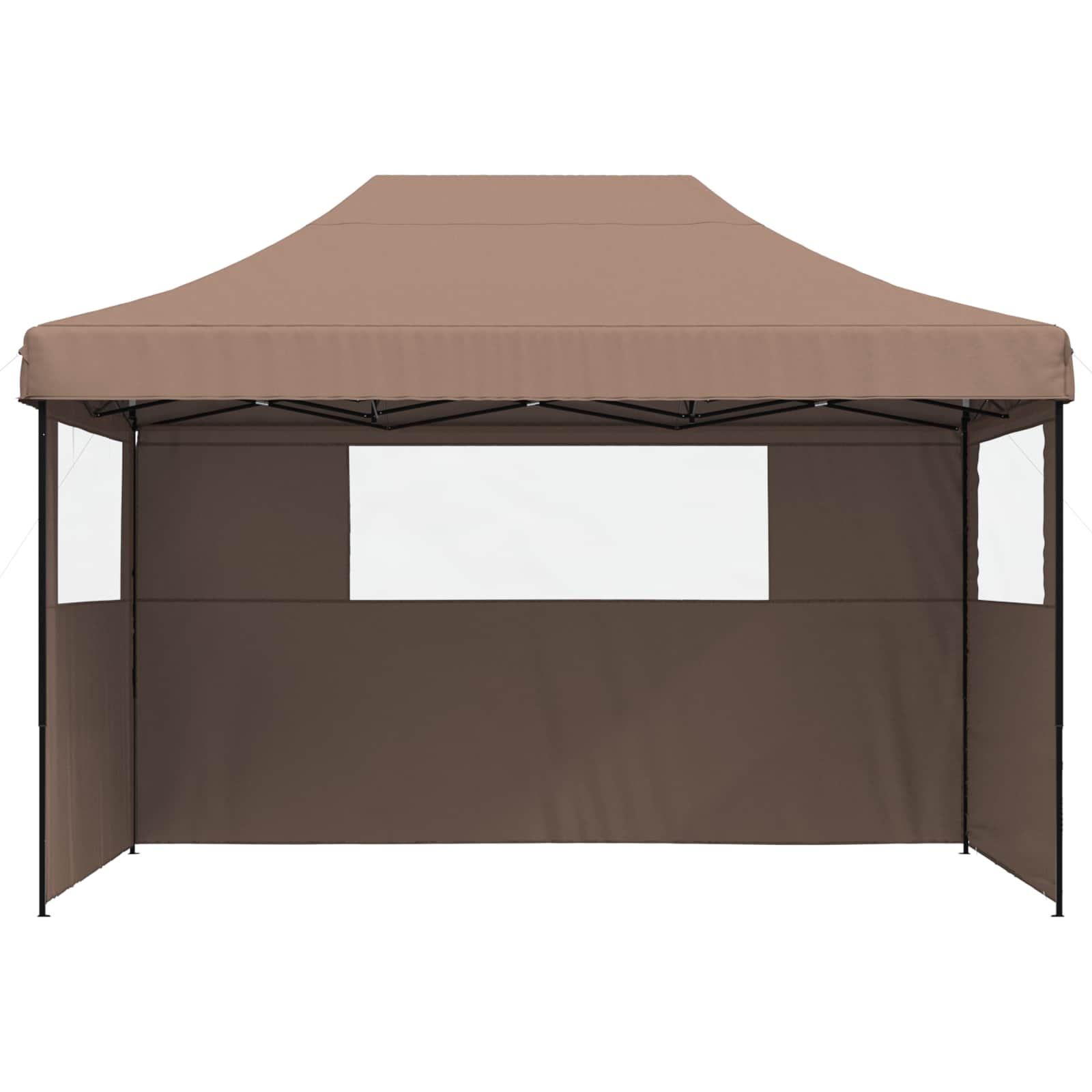 Šator za zabave Smeđa 279 x 410 x 315 cm Oxford tkanina