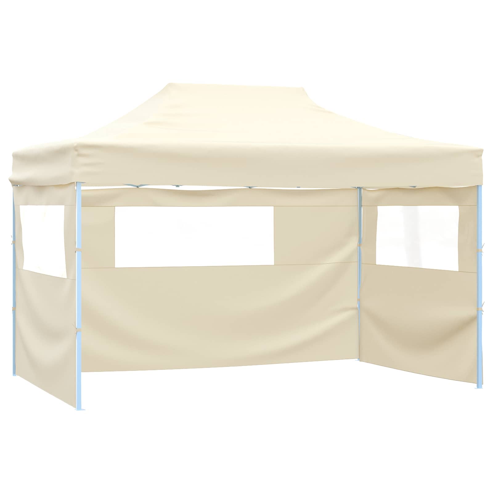 Šator za zabave 280 x 410 x 315 cm Krem Oxford tkanina