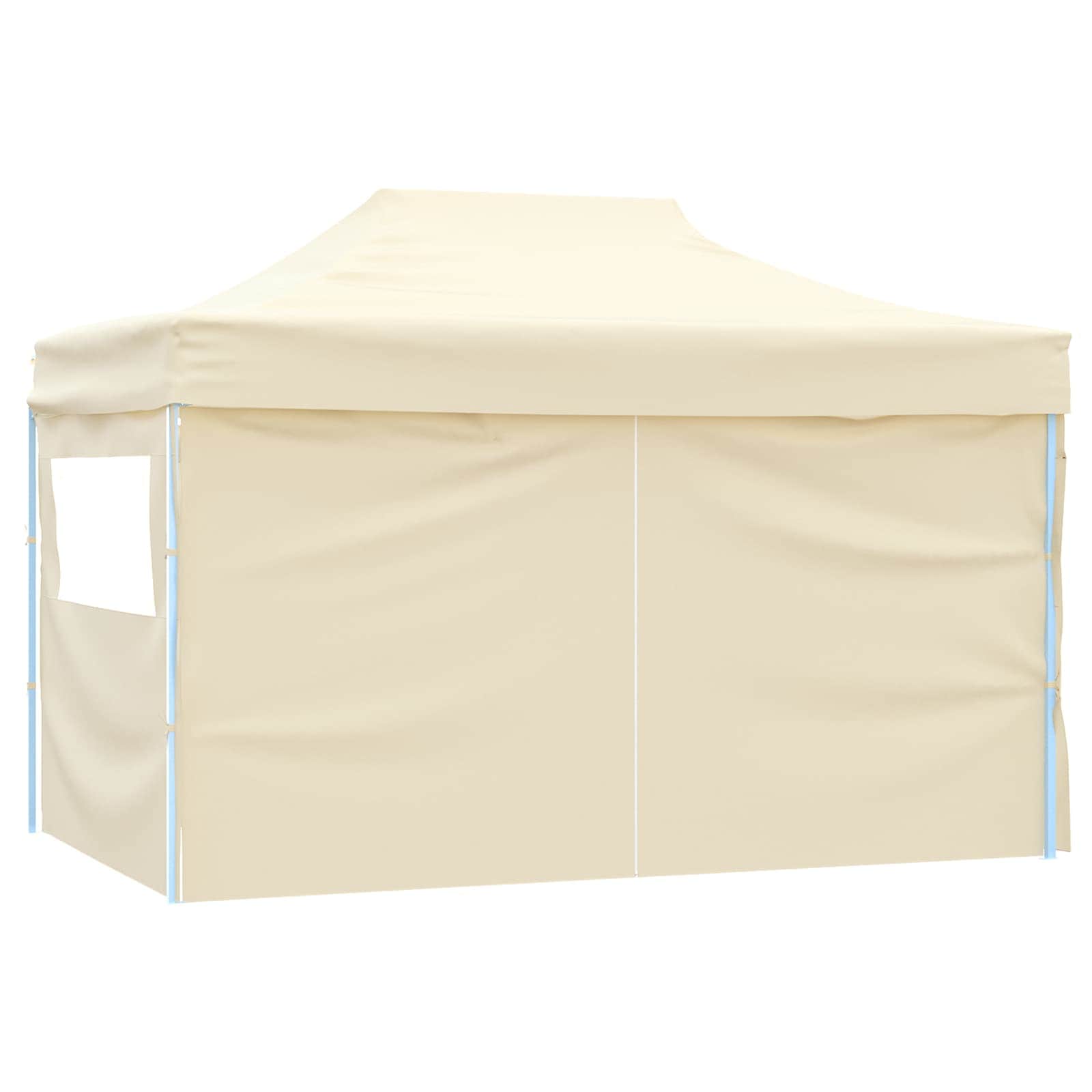 Šator za zabave 280 x 410 x 315 cm Krem Oxford tkanina