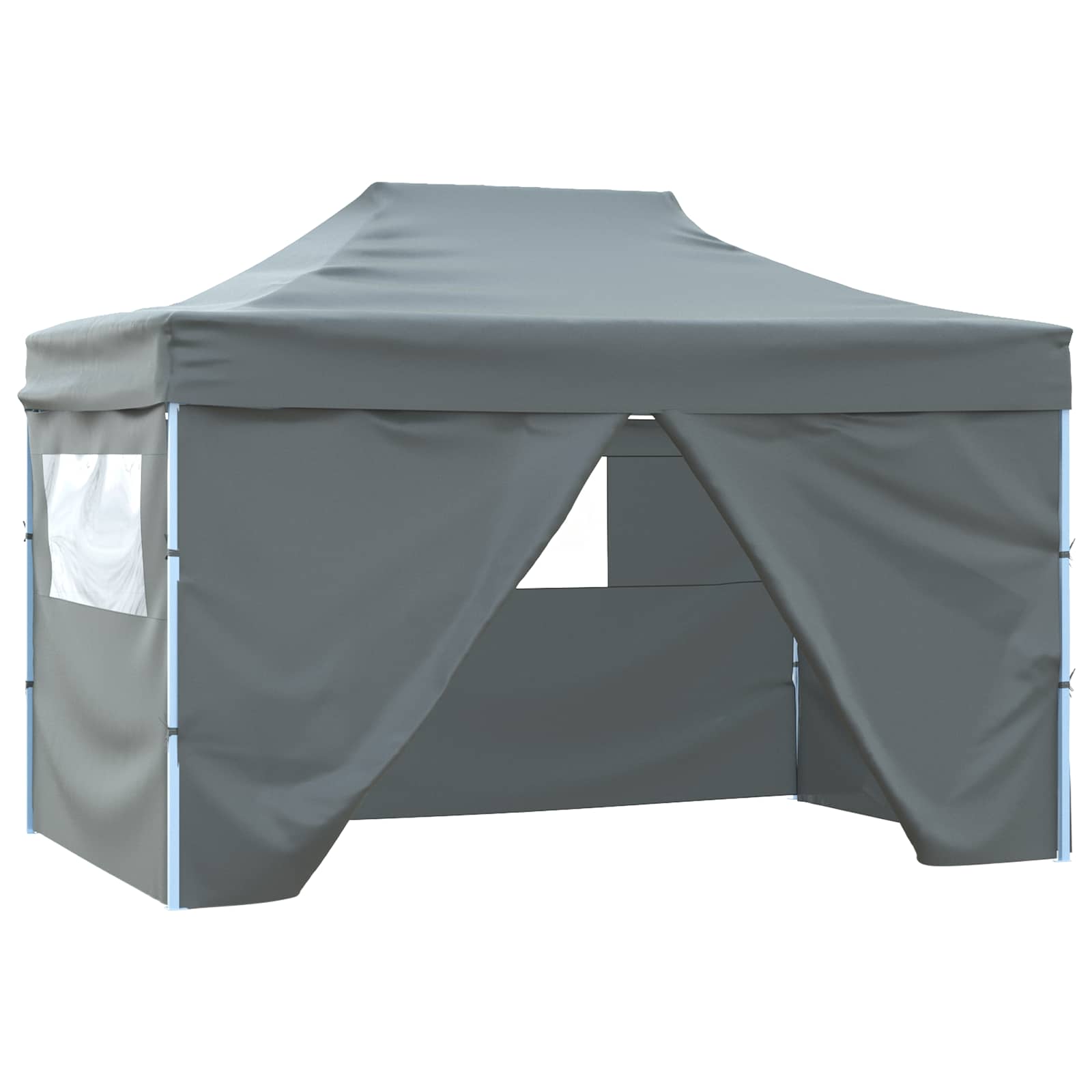 Šator za zabave Antracit 280 x 410 x 315 cm Oxford tkanina