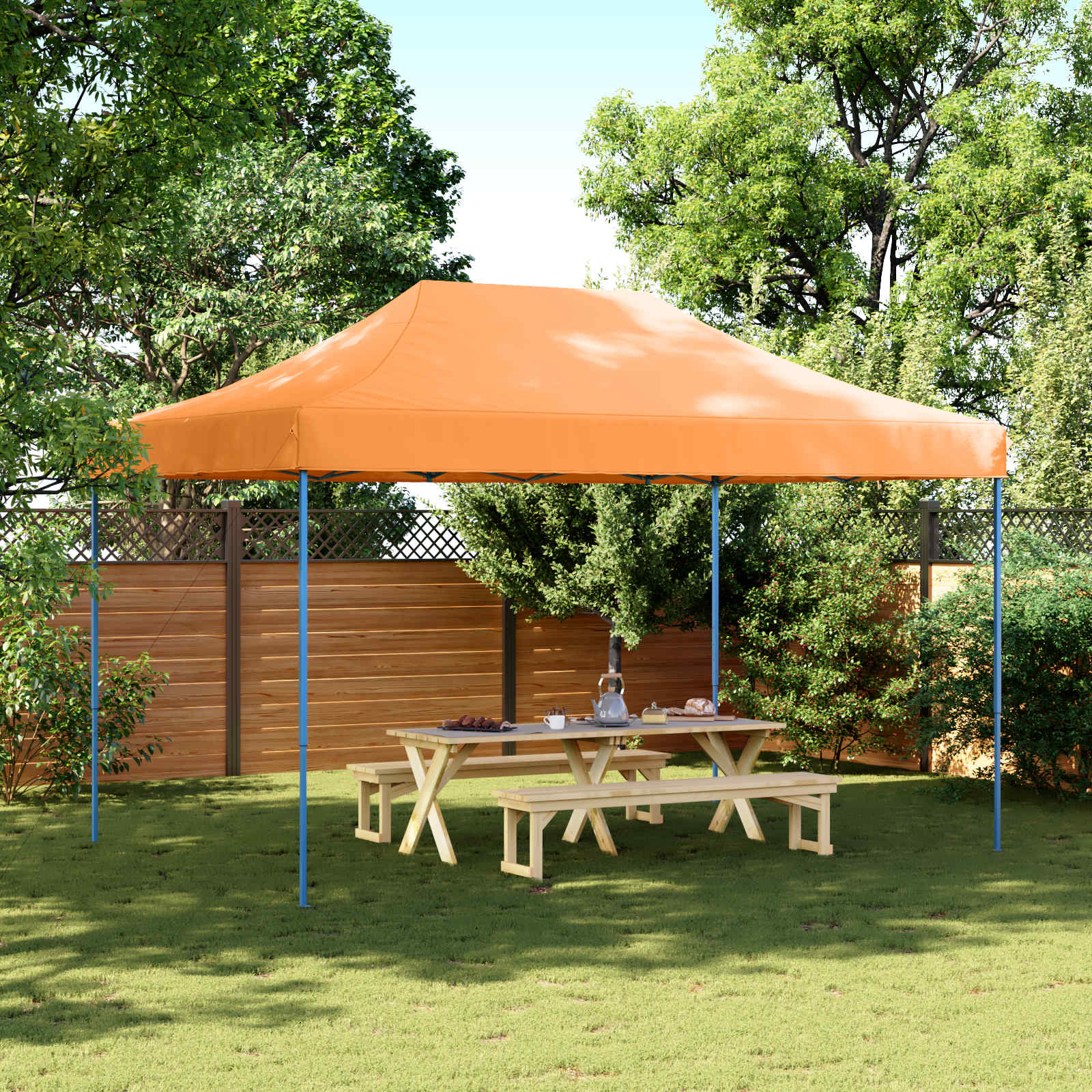 Šator za zabave Narančasta 292 x 440 x 315 cm Oxford tkanina