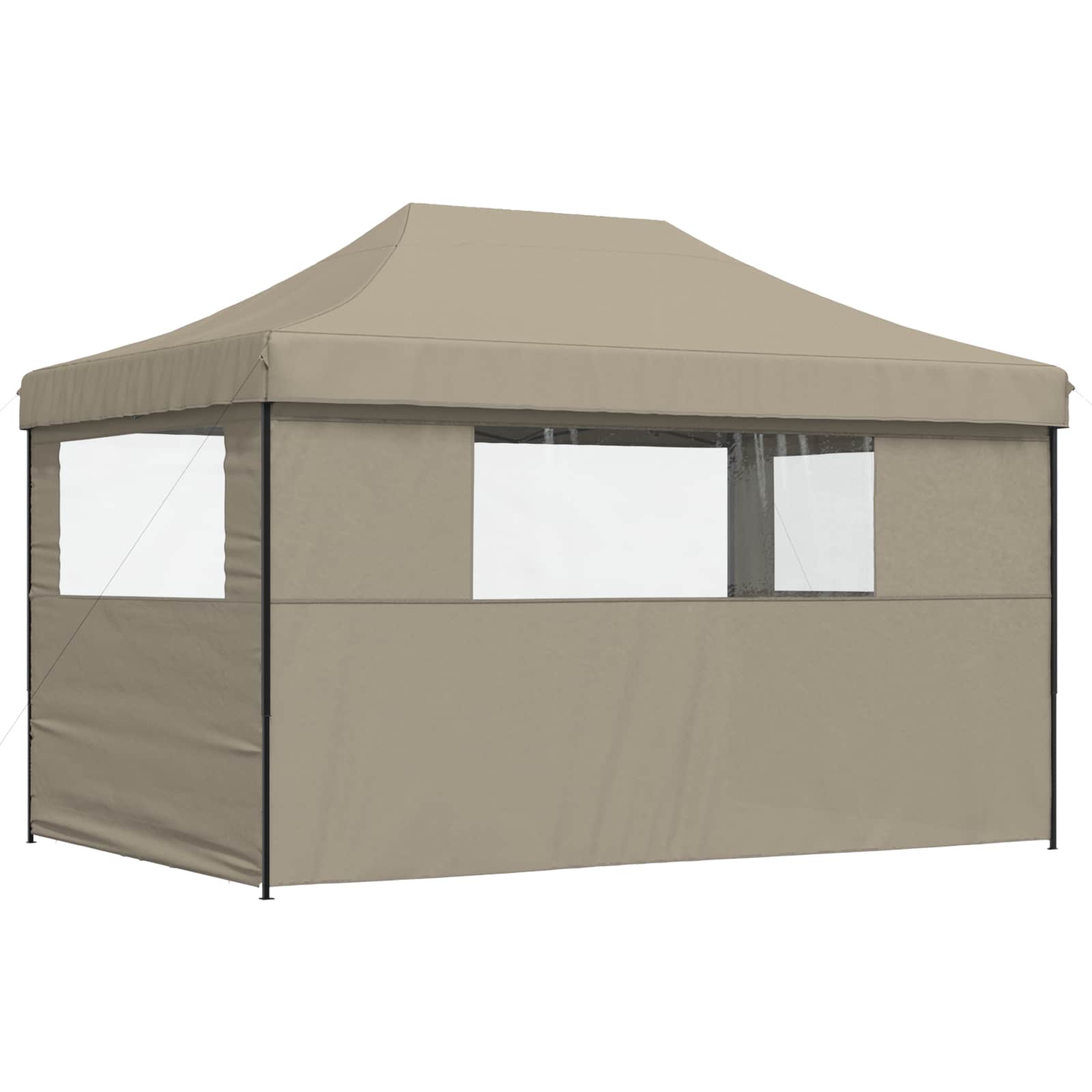 Šator za zabave Sivo-smeđa 292 x 440 x 315 cm Oxford tkanina