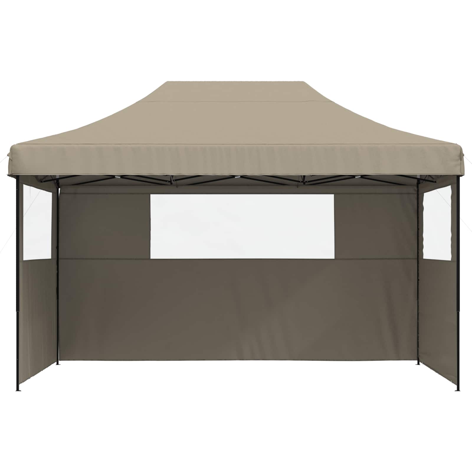 Šator za zabave Sivo-smeđa 292 x 440 x 315 cm Oxford tkanina
