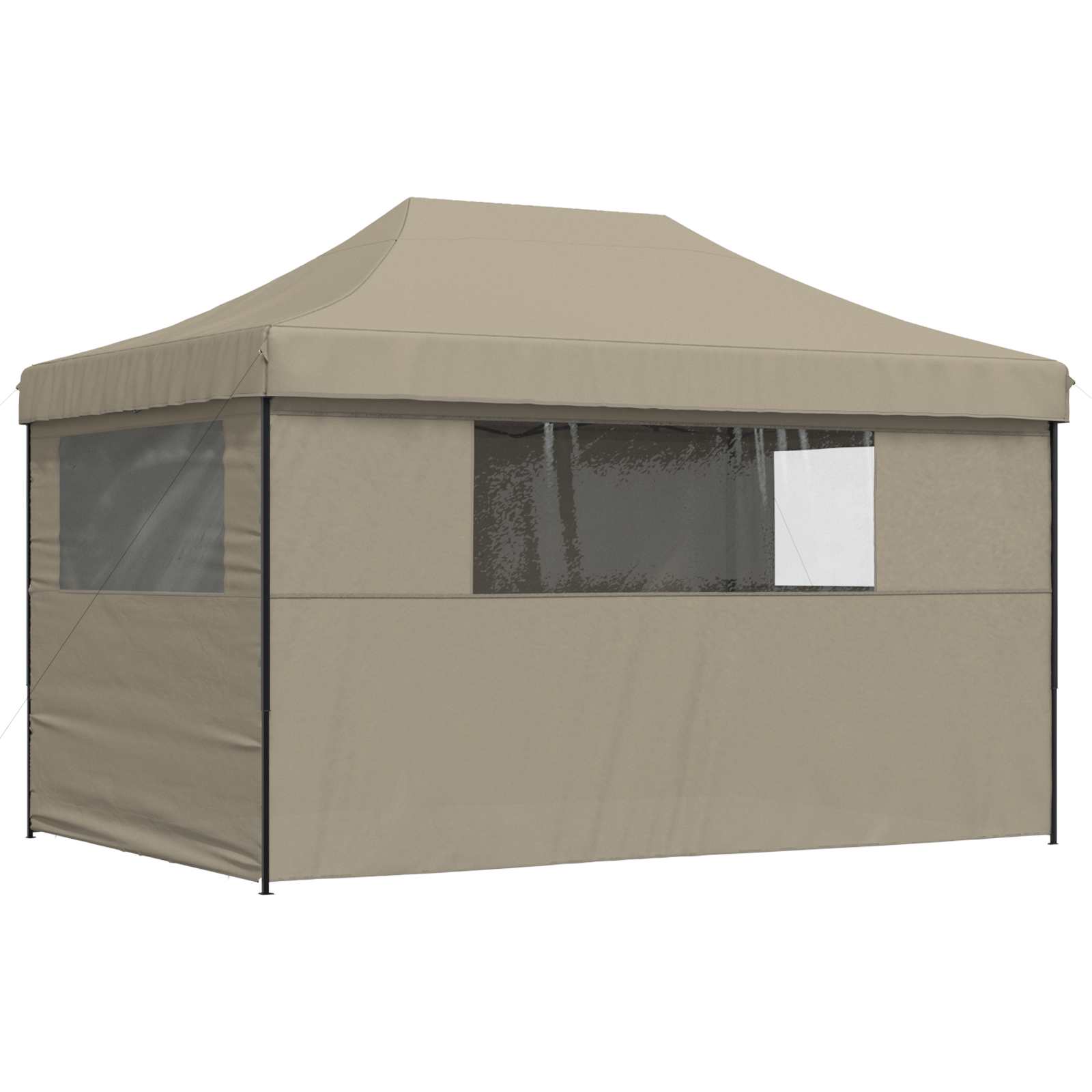 Šator za zabave Sivo-smeđa 292 x 440 x 315 cm Oxford tkanina