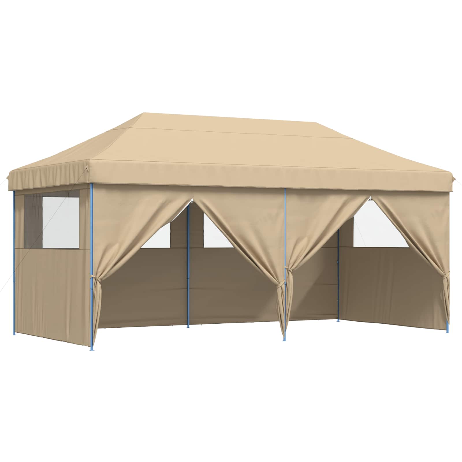 Šator za zabave Bež 292 x 580 x 315 cm Oxford tkanina