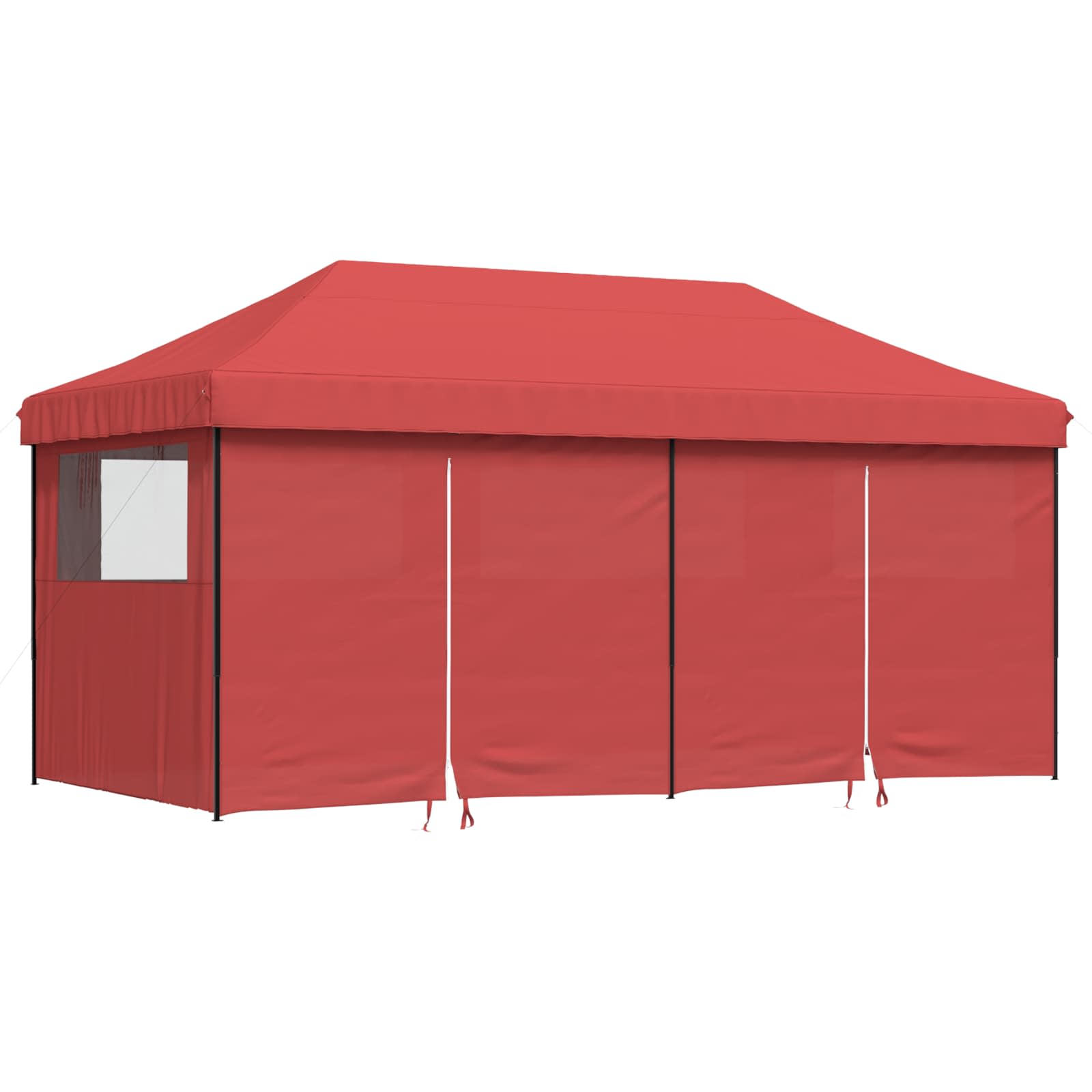 Šator za zabave 292 x 580 x 315 cm Tamno crvena Oxford tkanina