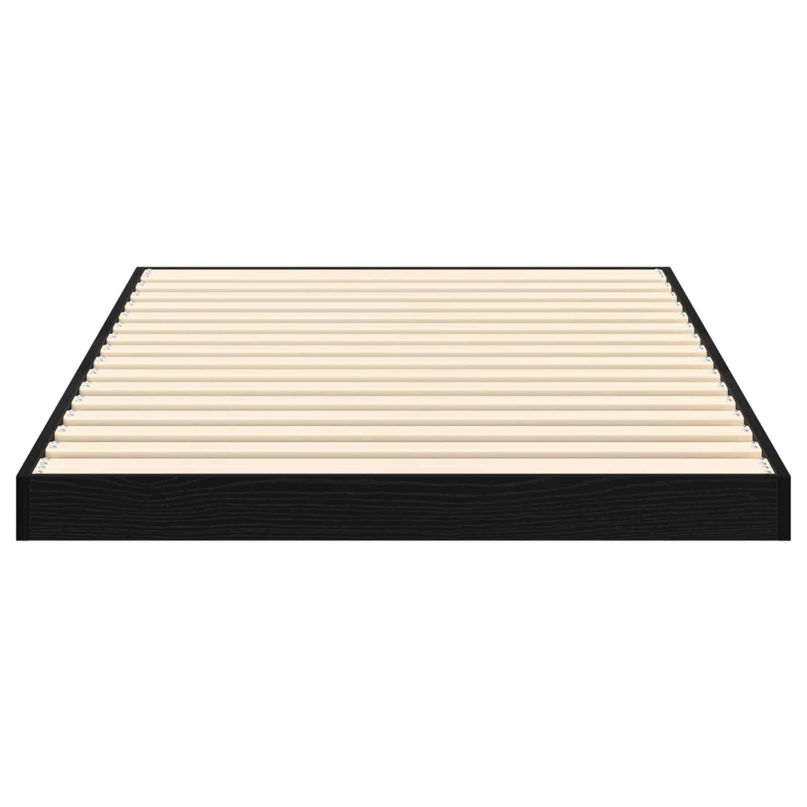 Krevet s daskama Crni hrast 75 x 190 cm Konstruirano drvo