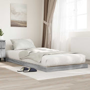 Krevet s daskama Siva Sonoma 80 x 200 cm Konstruirano drvo