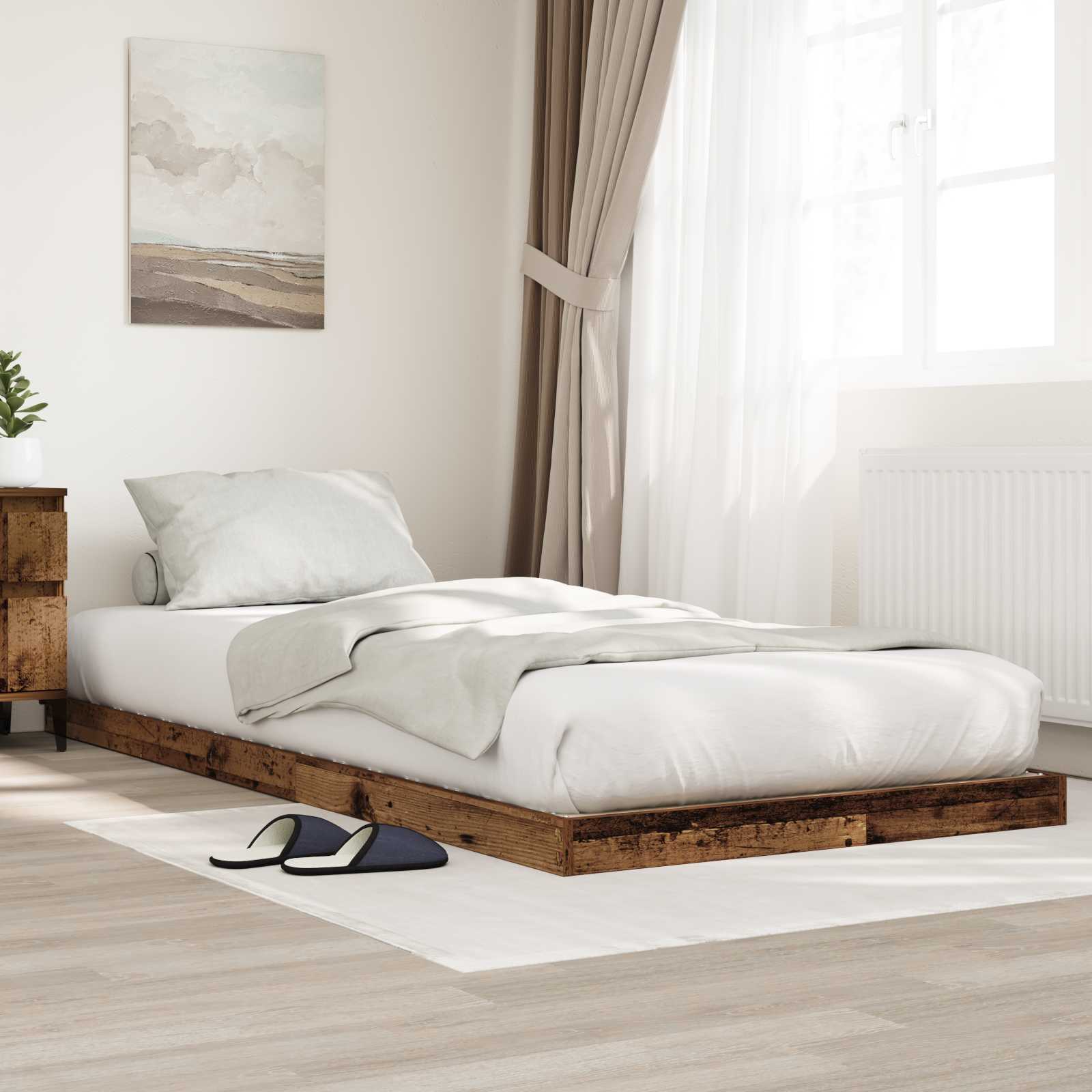 Krevet s daskama Staro drvo 80 x 200 cm Konstruirano drvo