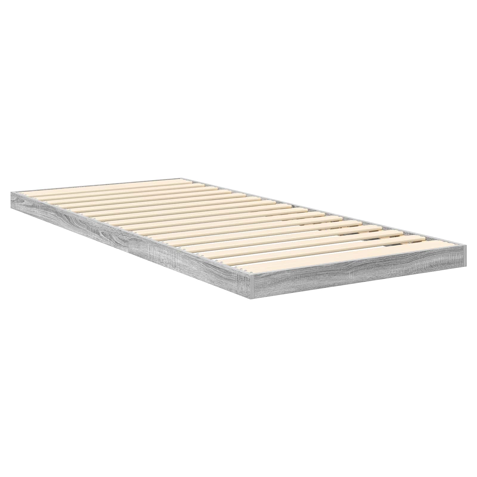 Krevet s daskama Siva Sonoma 100 x 200 cm Konstruirano drvo