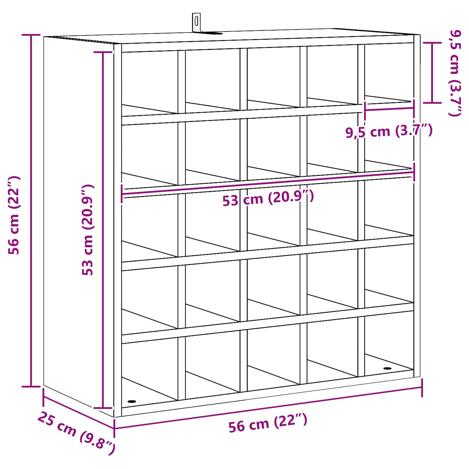 Stalak za vino 2 pcs Bijelo 56 x 25 x 56 cm Čvrsto borovo drvo