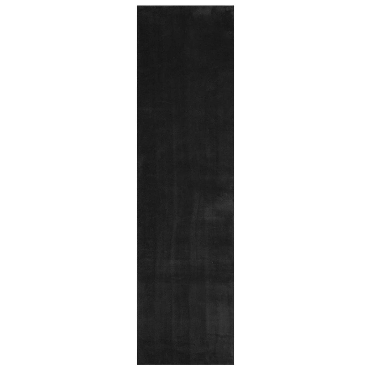 Tepih HUARTE Crna 80 x 500 cm 100% poliester Ravna