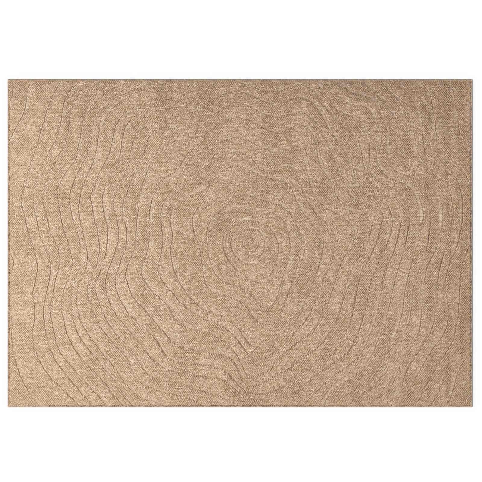 Tepisi za područja Moiré AGIRA Prirodna 340 x 240 cm Poliester