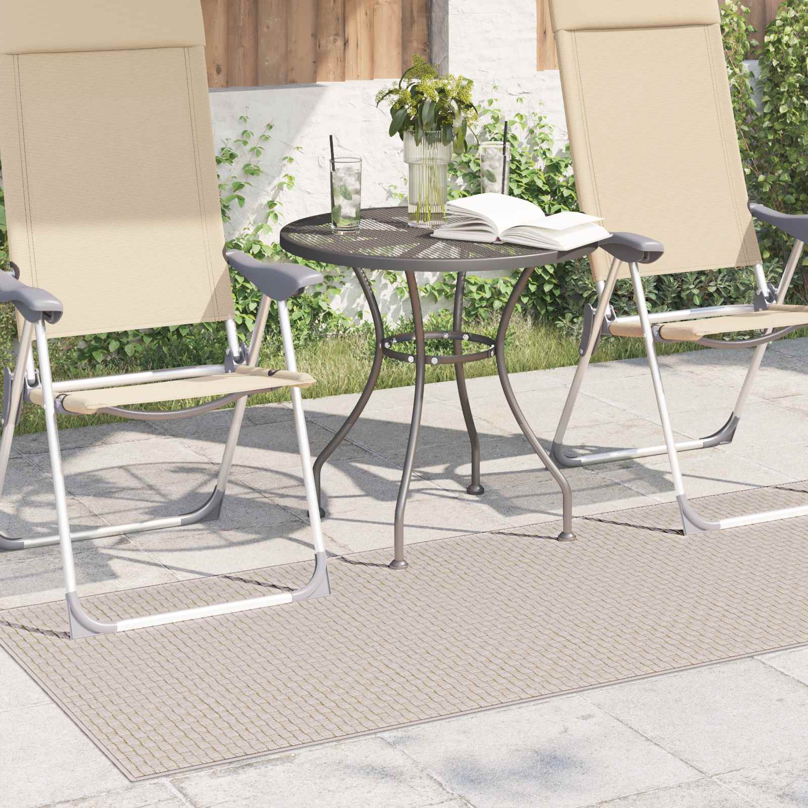 Tepisi za područja Pravokutni FARO Krema 200 x 80 cm Poliester