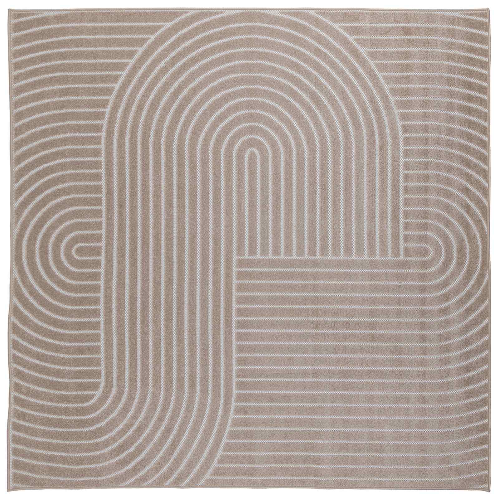 Tepisi za područja PALMERAS Bež 200 x 200 cm Poliester
