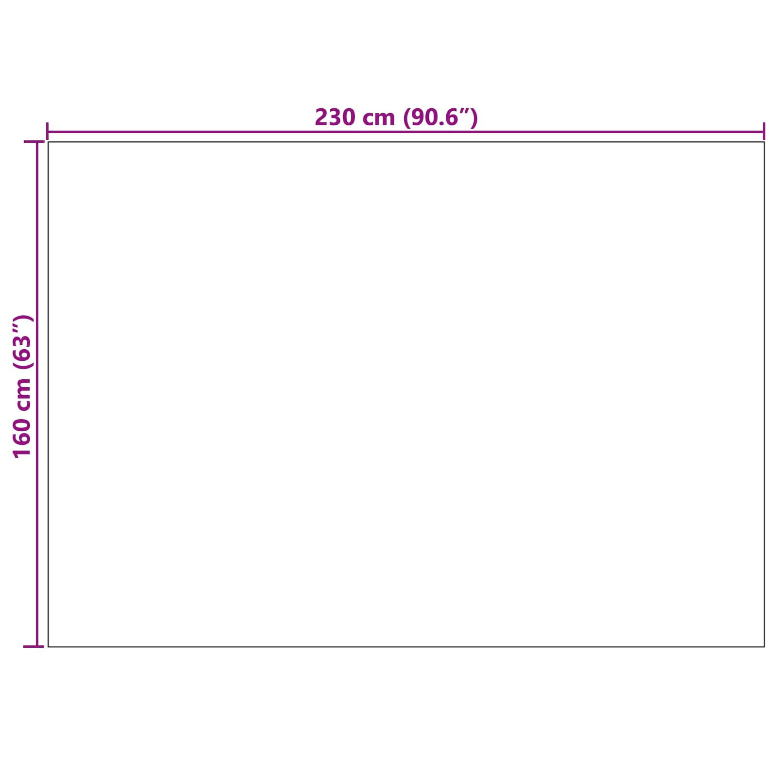 Tepisi za područja PALMERAS Bež 160 x 230 cm Poliester