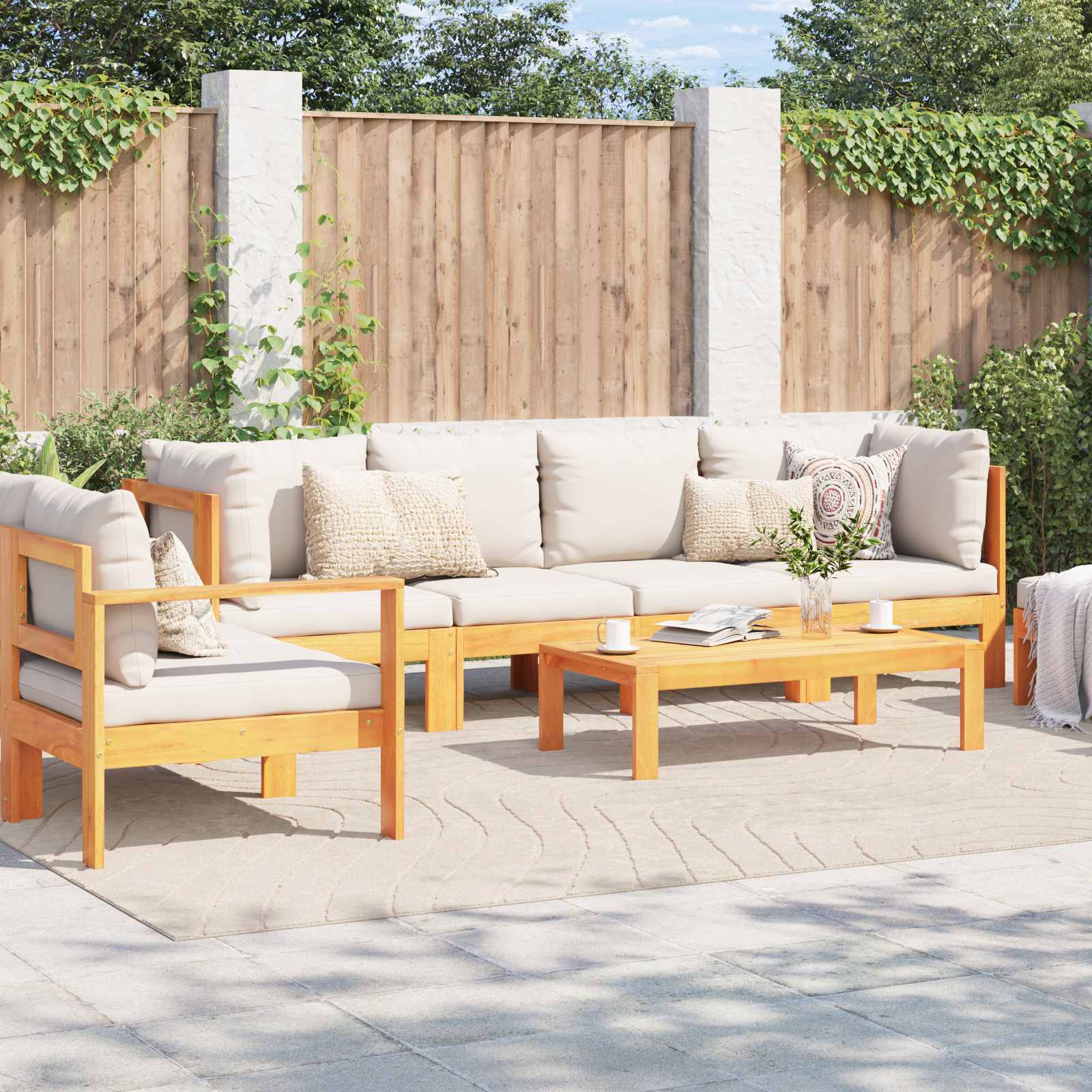 Tepisi za područja PALMERAS Bež 200 x 280 cm Poliester