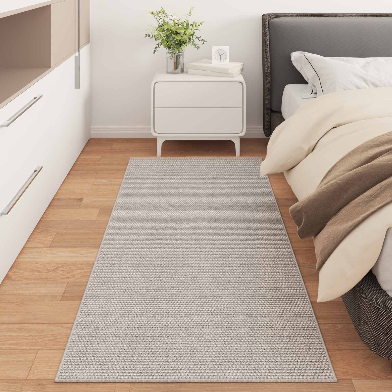 Tepisi za područja Pravokutni LUGO Krema 150 x 80 cm Poliester